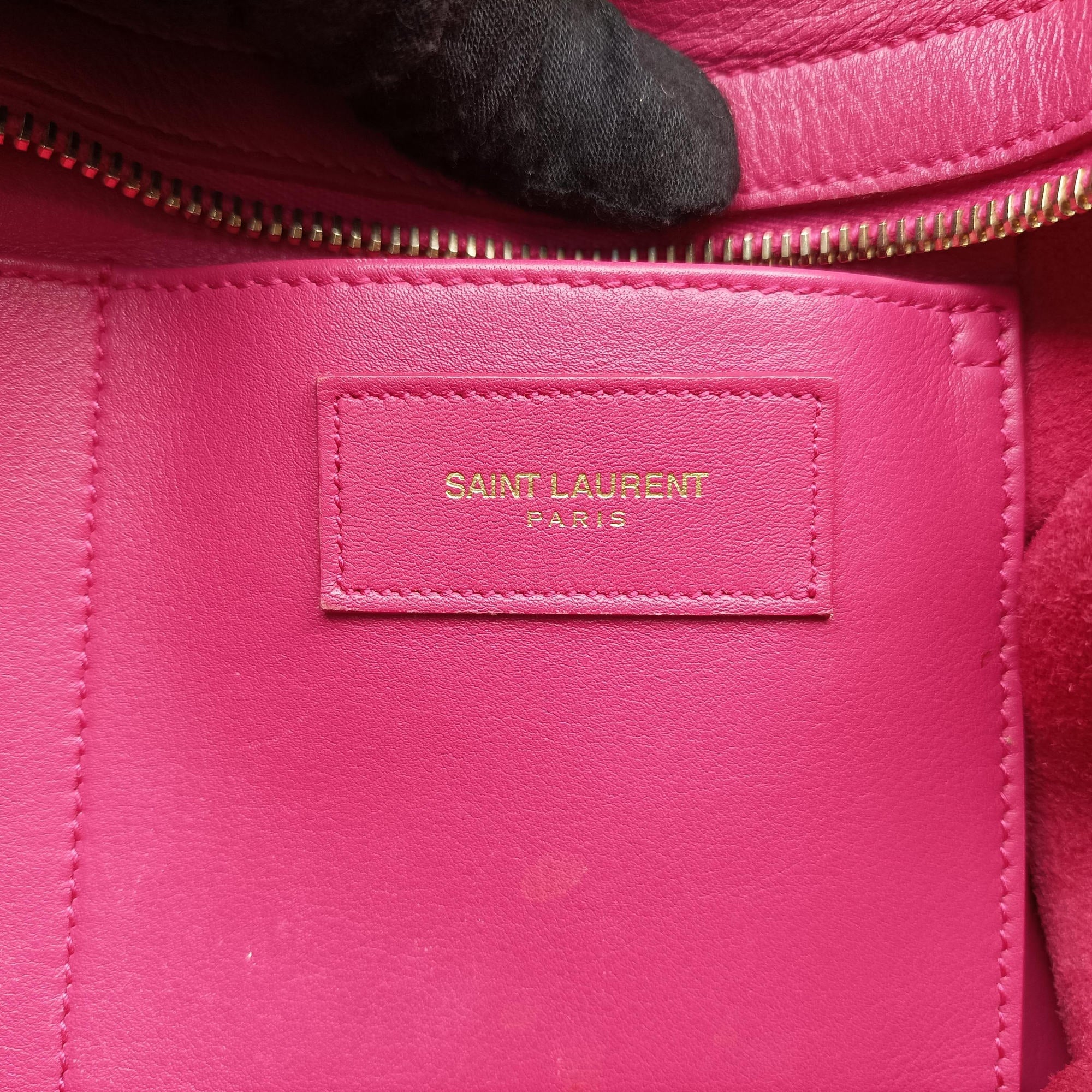 Y Ligne Petit Cabas Rose Leather 311210 311210 .001998Yライン プチカバス ローズ レッド レザー 311210 311210 .001998