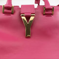 Y Ligne Petit Cabas Rose Leather 311210 311210 .001998Yライン プチカバス ローズ レッド レザー 311210 311210 .001998