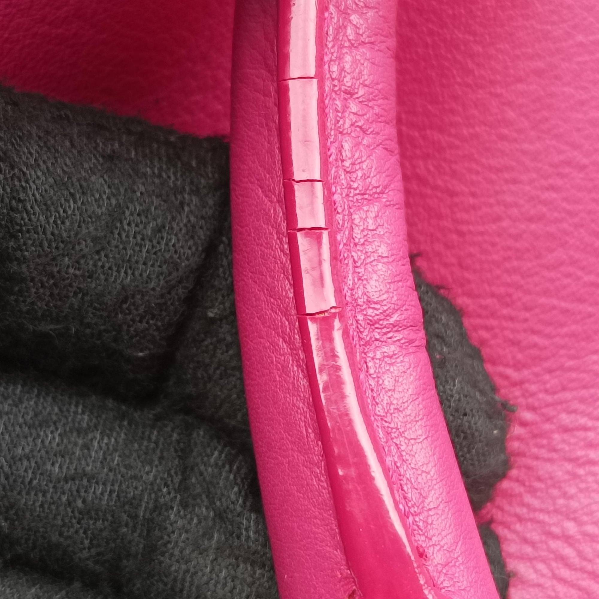 Y Ligne Petit Cabas Rose Leather 311210 311210 .001998Yライン プチカバス ローズ レッド レザー 311210 311210 .001998
