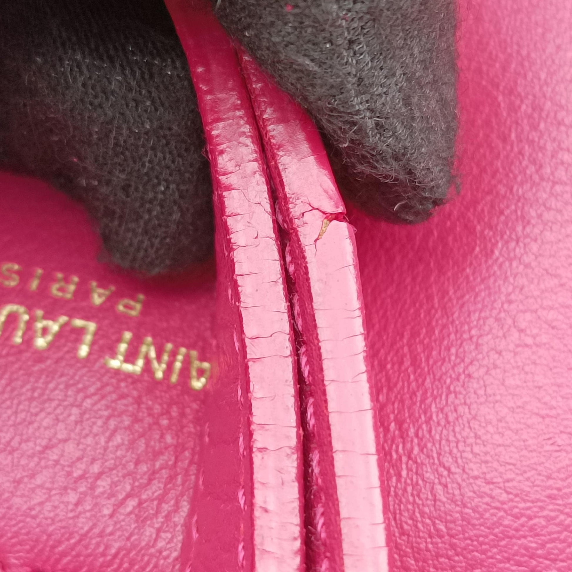 Y Ligne Petit Cabas Rose Leather 311210 311210 .001998Yライン プチカバス ローズ レッド レザー 311210 311210 .001998