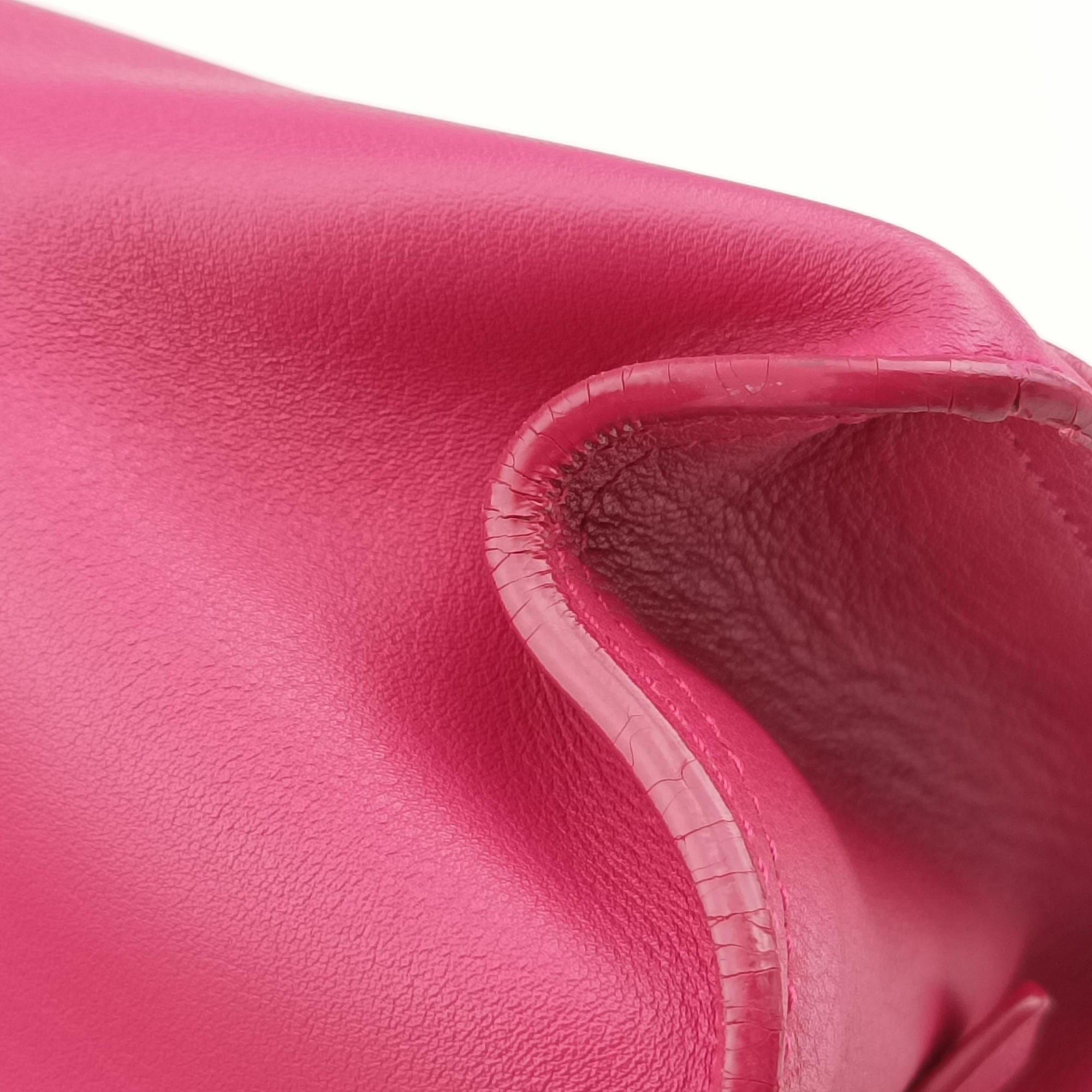 Y Ligne Petit Cabas Rose Leather 311210 311210 .001998Yライン プチカバス ローズ レッド レザー 311210 311210 .001998