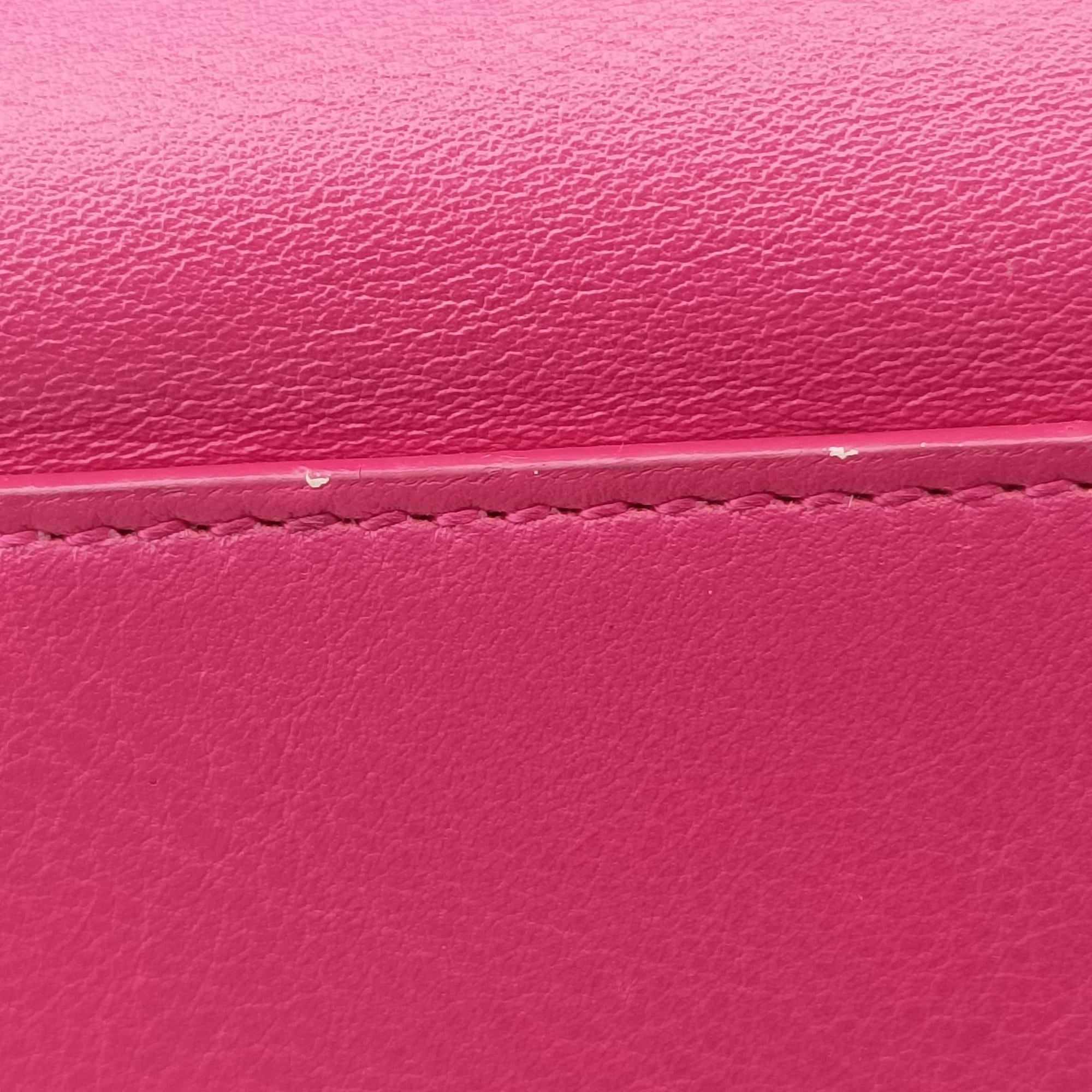Y Ligne Petit Cabas Rose Leather 311210 311210 .001998Yライン プチカバス ローズ レッド レザー 311210 311210 .001998
