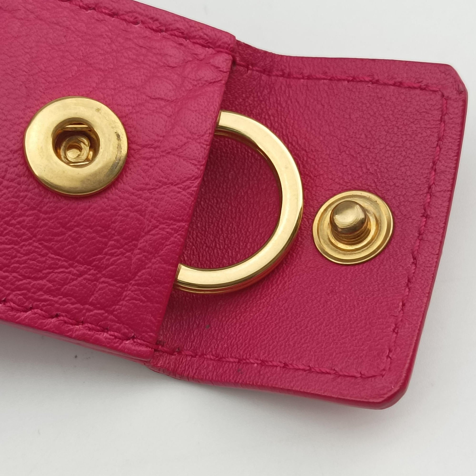 Y Ligne Petit Cabas Rose Leather 311210 311210 .001998Yライン プチカバス ローズ レッド レザー 311210 311210 .001998
