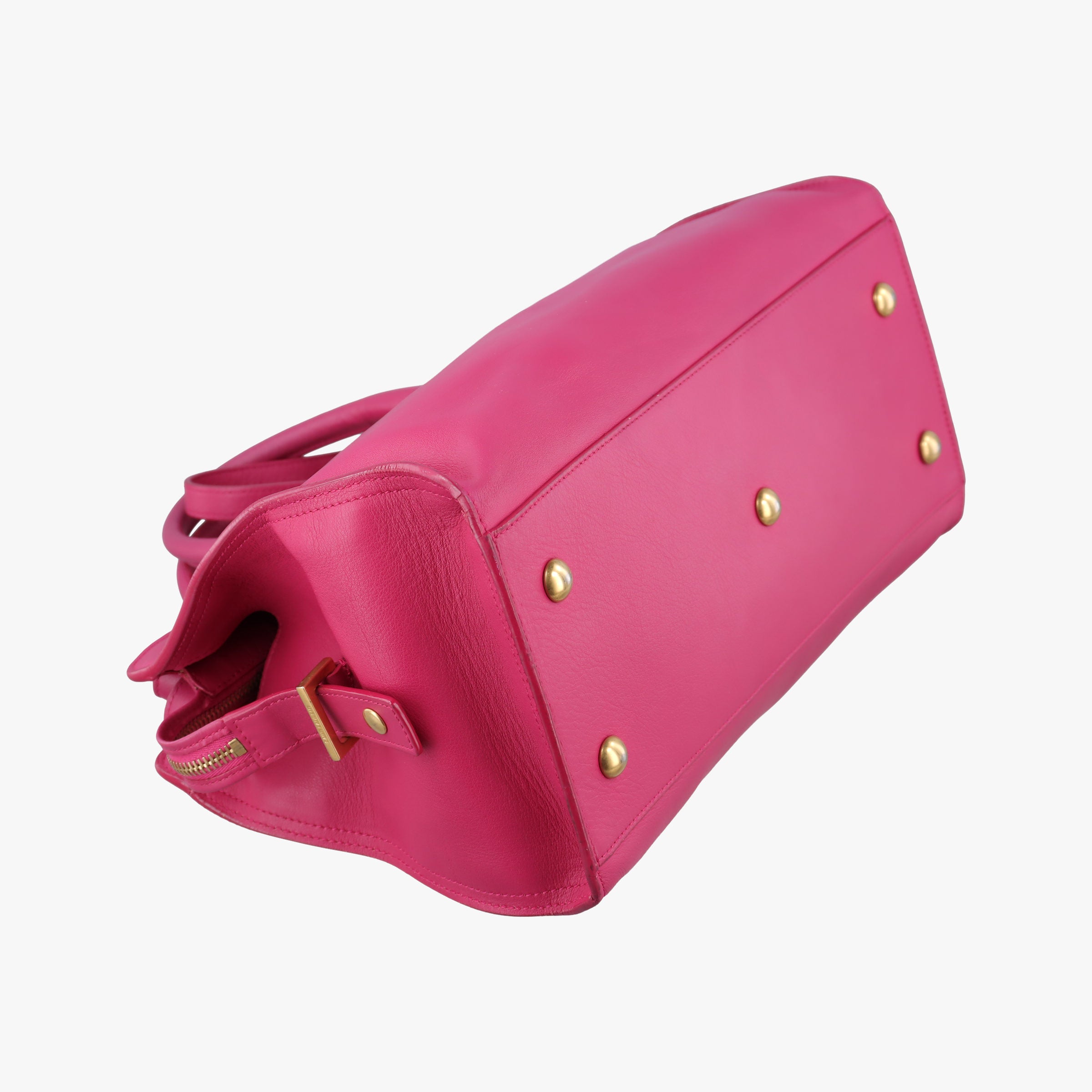 Y Ligne Petit Cabas Rose Leather 311210 311210 .001998Yライン プチカバス ローズ レッド レザー 311210 311210 .001998