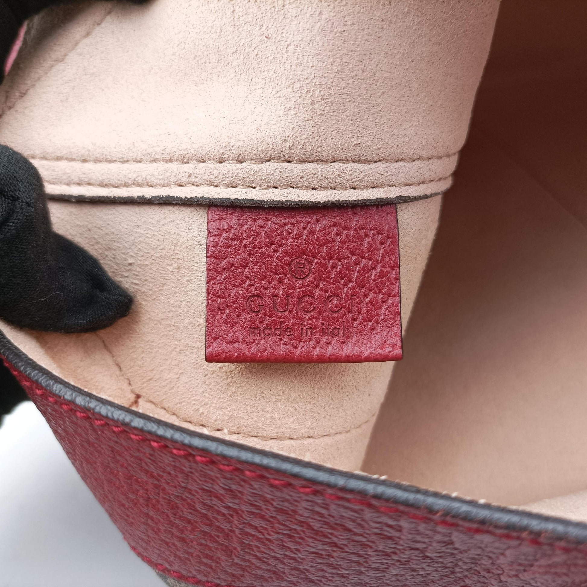 Ophidia Multicolour PVC coated canvas×leather 547947 B030445542オフィディア マルチカラー PVCコーティングキャンバス×レザー 547947 B030445542