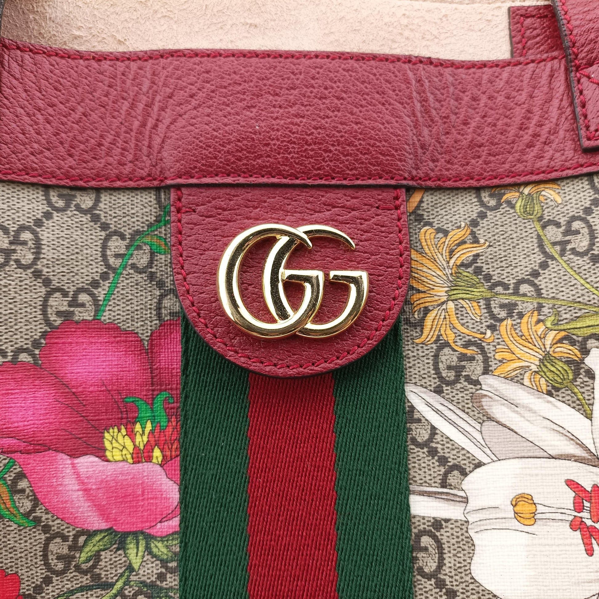 Ophidia Multicolour PVC coated canvas×leather 547947 B030445542オフィディア マルチカラー PVCコーティングキャンバス×レザー 547947 B030445542