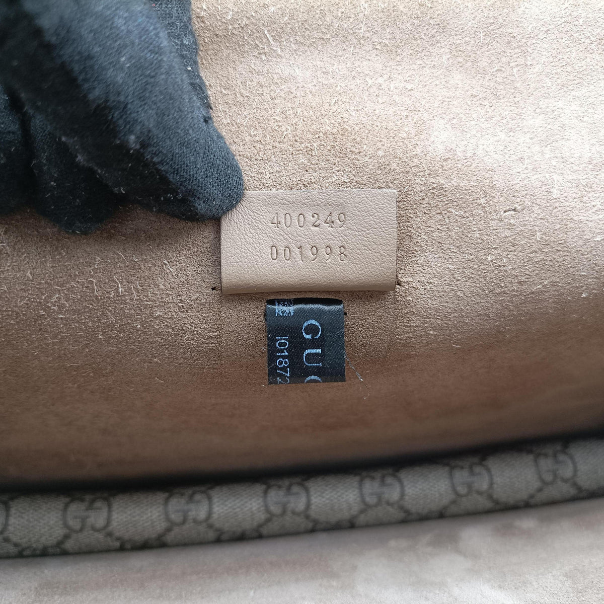 Dionysus Beige×Brown PVC coated canvas × suede 400249 I018724695ディオニュソス ベージュ×ブラウン PVCコーティングキャンバス × スエード 400249 I018724695