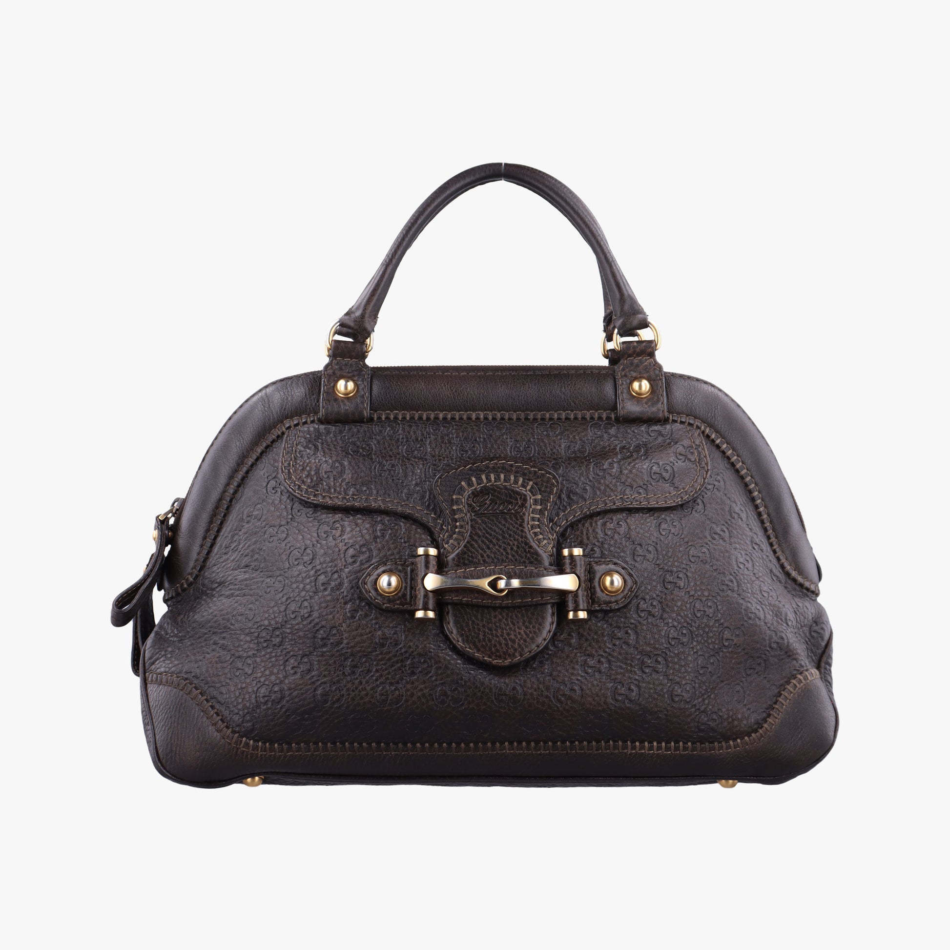 Guccissima New Pelham horsebit Brown leather 223956 F4967922グッチシマ ニューペラム ホースビット ブラウン レザー 223956 F4967922