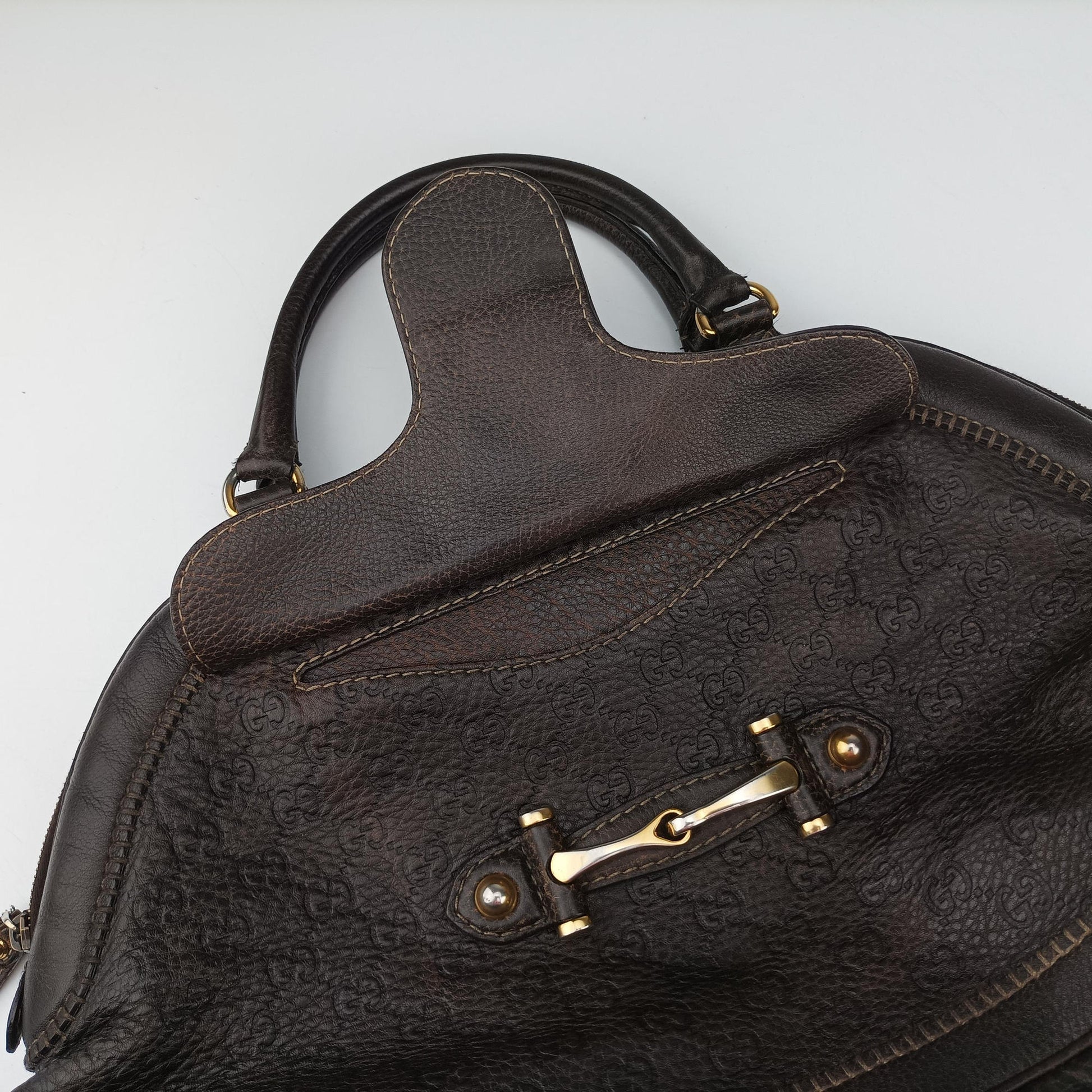 Guccissima New Pelham horsebit Brown leather 223956 F4967922グッチシマ ニューペラム ホースビット ブラウン レザー 223956 F4967922