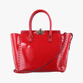 Rockstud Red Patent Leather Lot number unknownロックスタッズ レッド パテント 製番不明