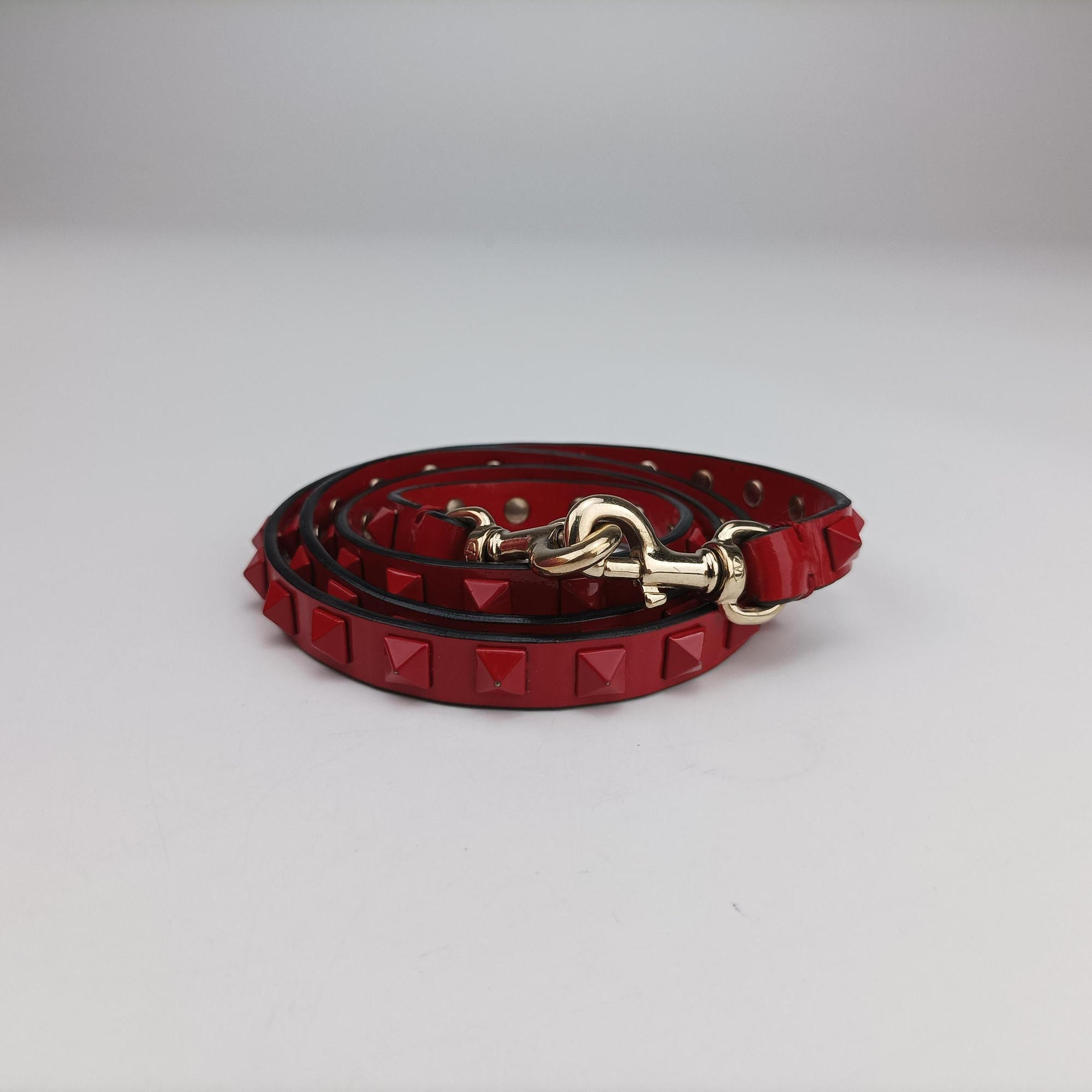Rockstud Red Patent Leather Lot number unknownロックスタッズ レッド パテント 製番不明