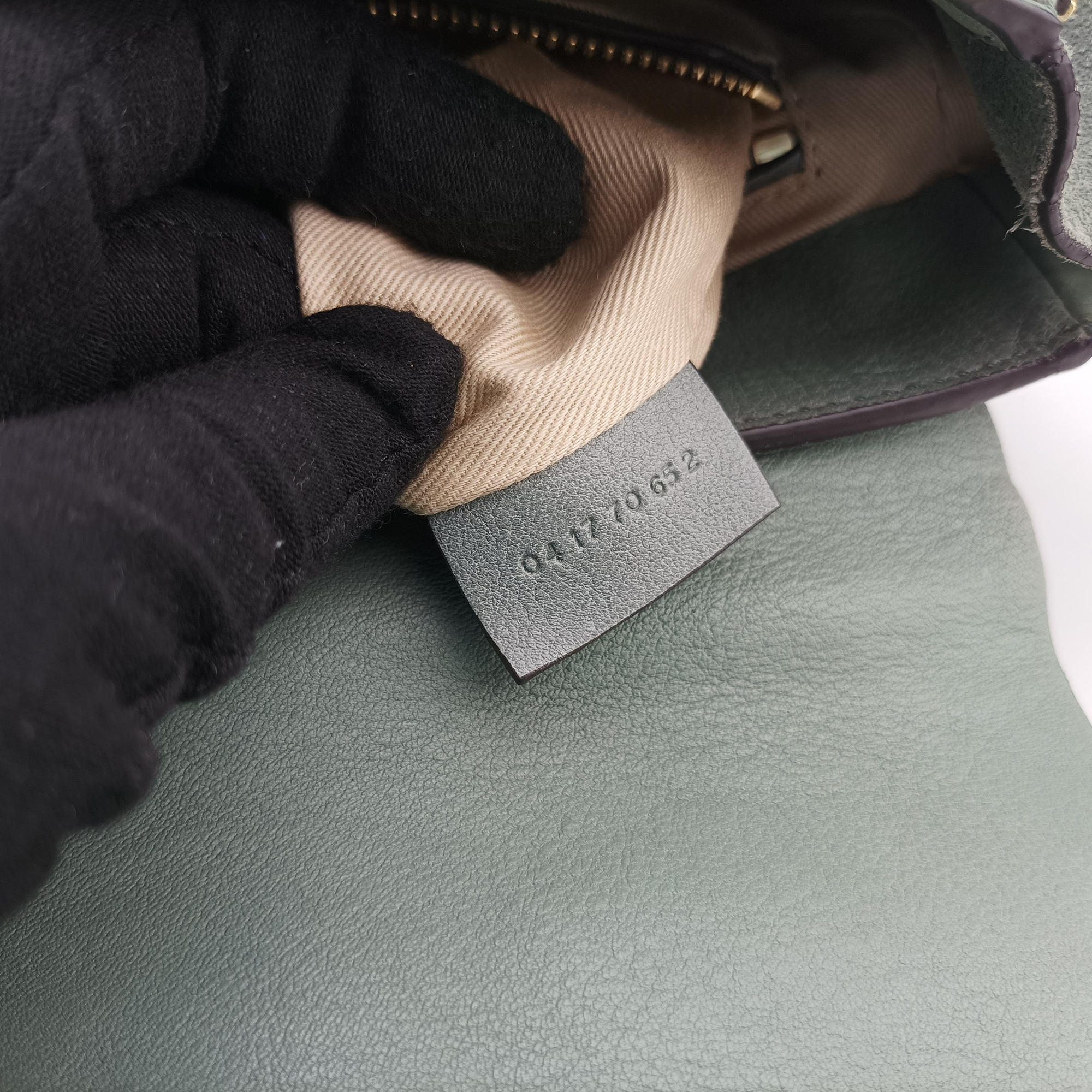 FAYE mini Blue Suede × leather 04 17 70 65 2フェイ ミニ ブルー スエード×レザー 04 17 70 65 2