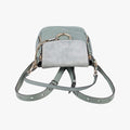 FAYE mini Blue Suede × leather 04 17 70 65 2フェイ ミニ ブルー スエード×レザー 04 17 70 65 2