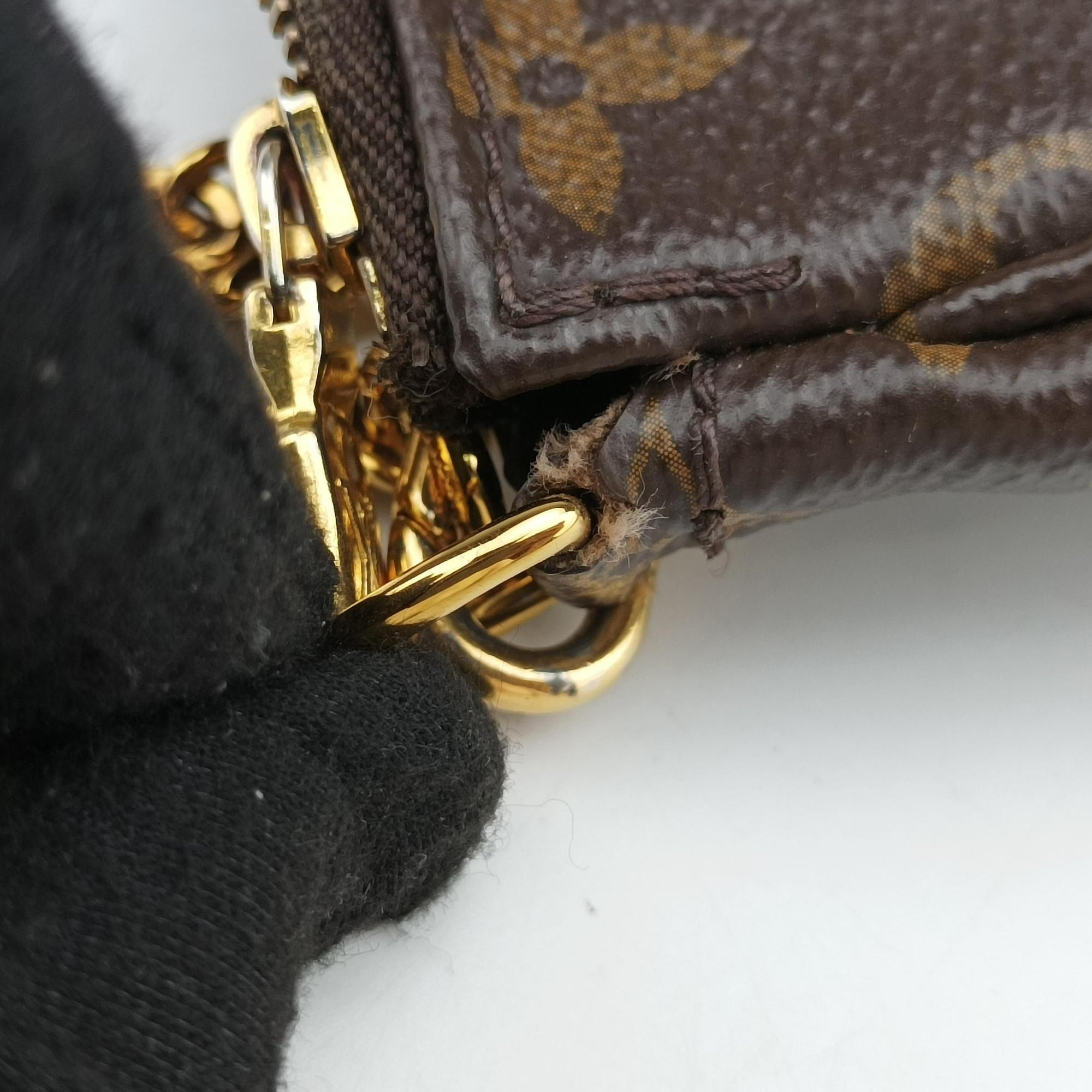 Multi Pochette Accessoir brown×khaki Monogram Canvas M44813 DR3159 IC Chipミュルティ ポシェット アクセソワール モノグラム/ブラウン×カーキ モノグラムキャンバス M44813 DR3159 ICチップ