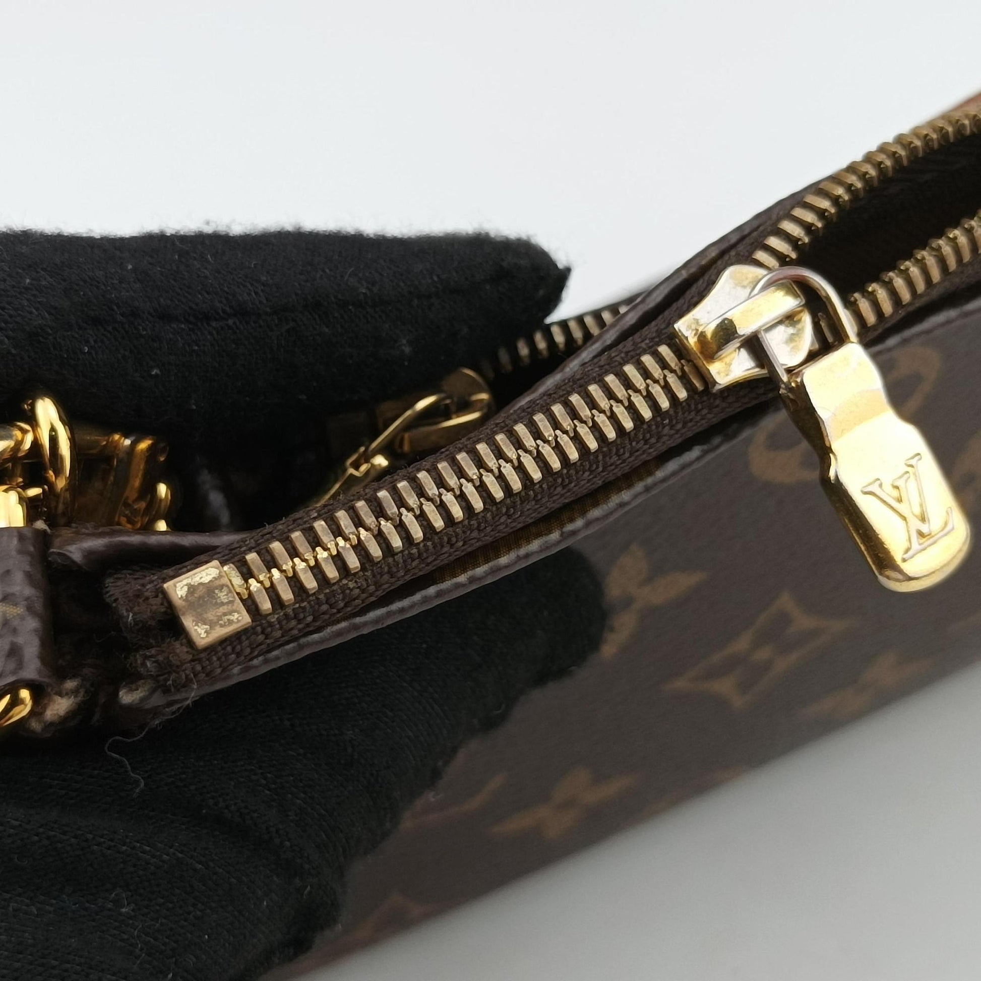 Multi Pochette Accessoir brown×khaki Monogram Canvas M44813 DR3159 IC Chipミュルティ ポシェット アクセソワール モノグラム/ブラウン×カーキ モノグラムキャンバス M44813 DR3159 ICチップ
