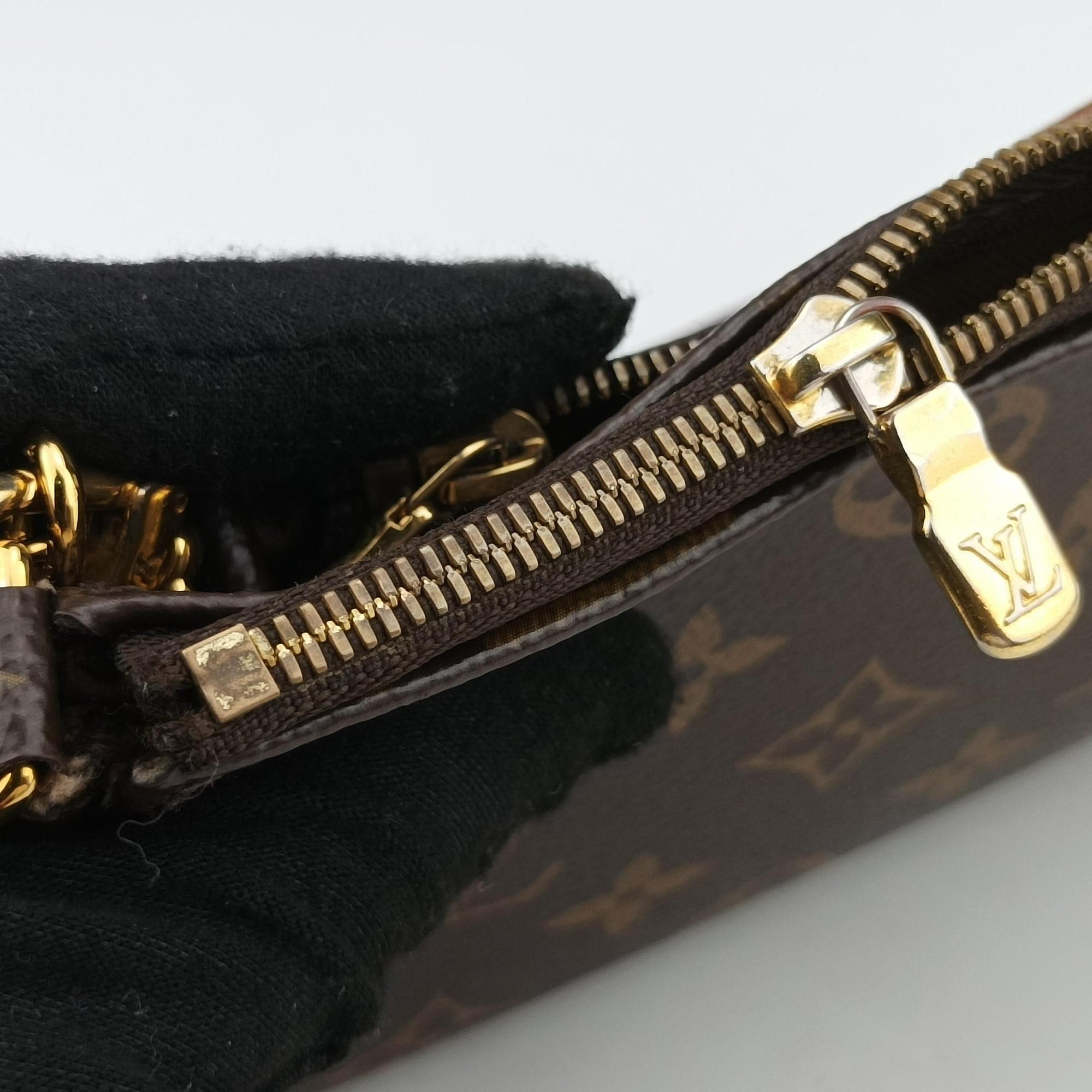 Multi Pochette Accessoir brown×khaki Monogram Canvas M44813 DR3159 IC Chipミュルティ ポシェット アクセソワール モノグラム/ブラウン×カーキ モノグラムキャンバス M44813 DR3159 ICチップ