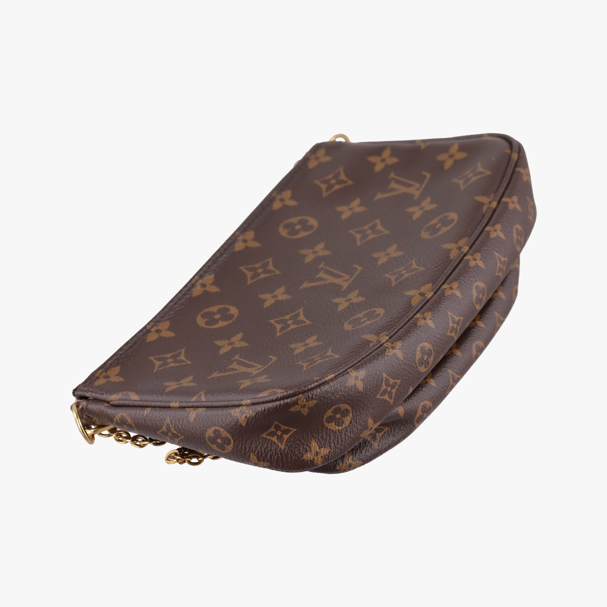 Multi Pochette Accessoir brown×khaki Monogram Canvas M44813 DR3159 IC Chipミュルティ ポシェット アクセソワール モノグラム/ブラウン×カーキ モノグラムキャンバス M44813 DR3159 ICチップ