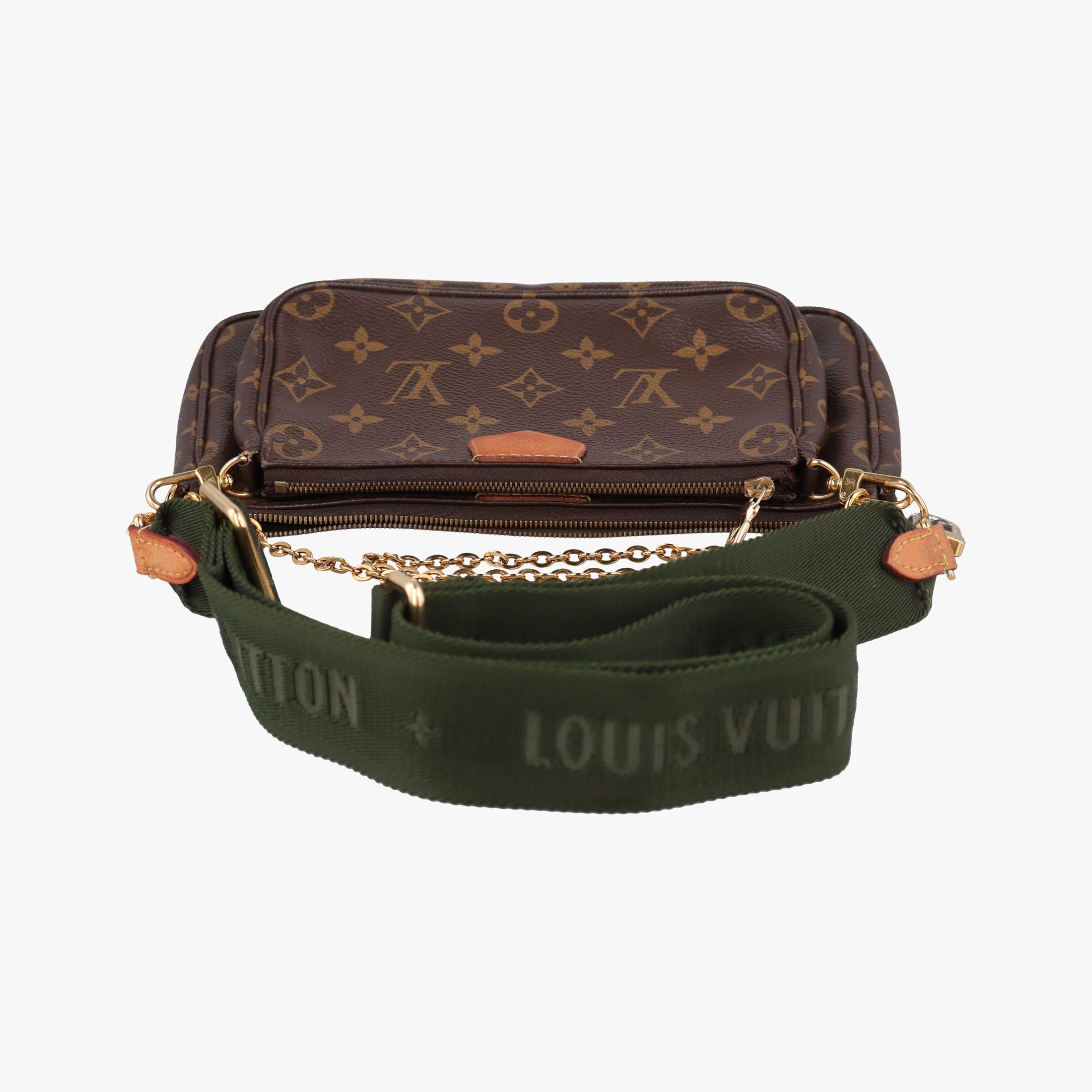 Multi Pochette Accessoir brown×khaki Monogram Canvas M44813 DR3159 IC Chipミュルティ ポシェット アクセソワール モノグラム/ブラウン×カーキ モノグラムキャンバス M44813 DR3159 ICチップ
