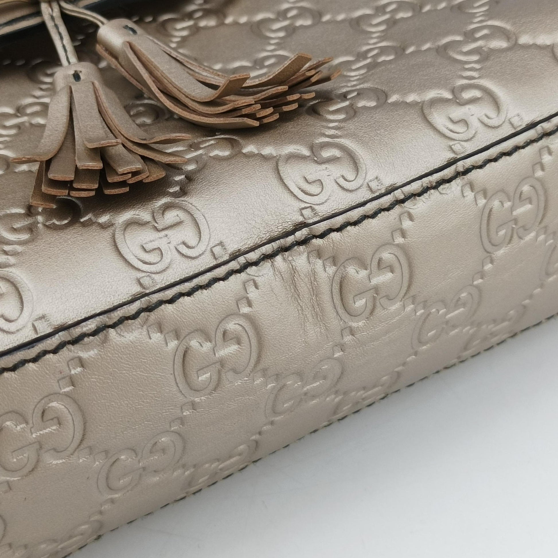 Emily Golden Leather 295402 F012749506エミリー ゴールド レザー 295402 F012749506