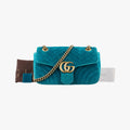 GG Marmont Blue velour 443497 H023704654GGマーモント ブルー ベロア 443497 H023704654
