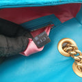 GG Marmont Blue velour 443497 H023704654GGマーモント ブルー ベロア 443497 H023704654