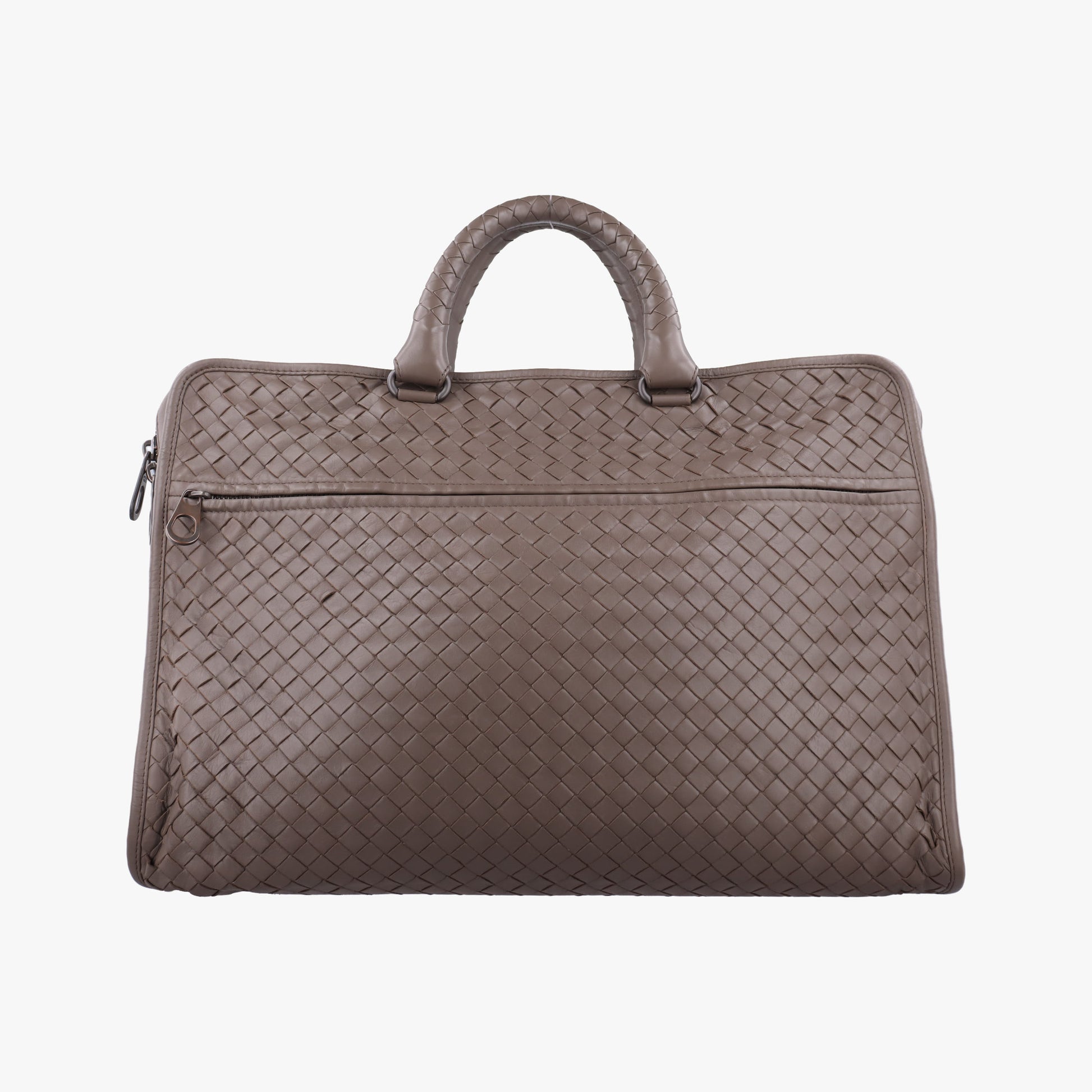 Intrecciato Brown lambskin B00836935Hイントレチャート ブラウン ラムスキン B00836935H