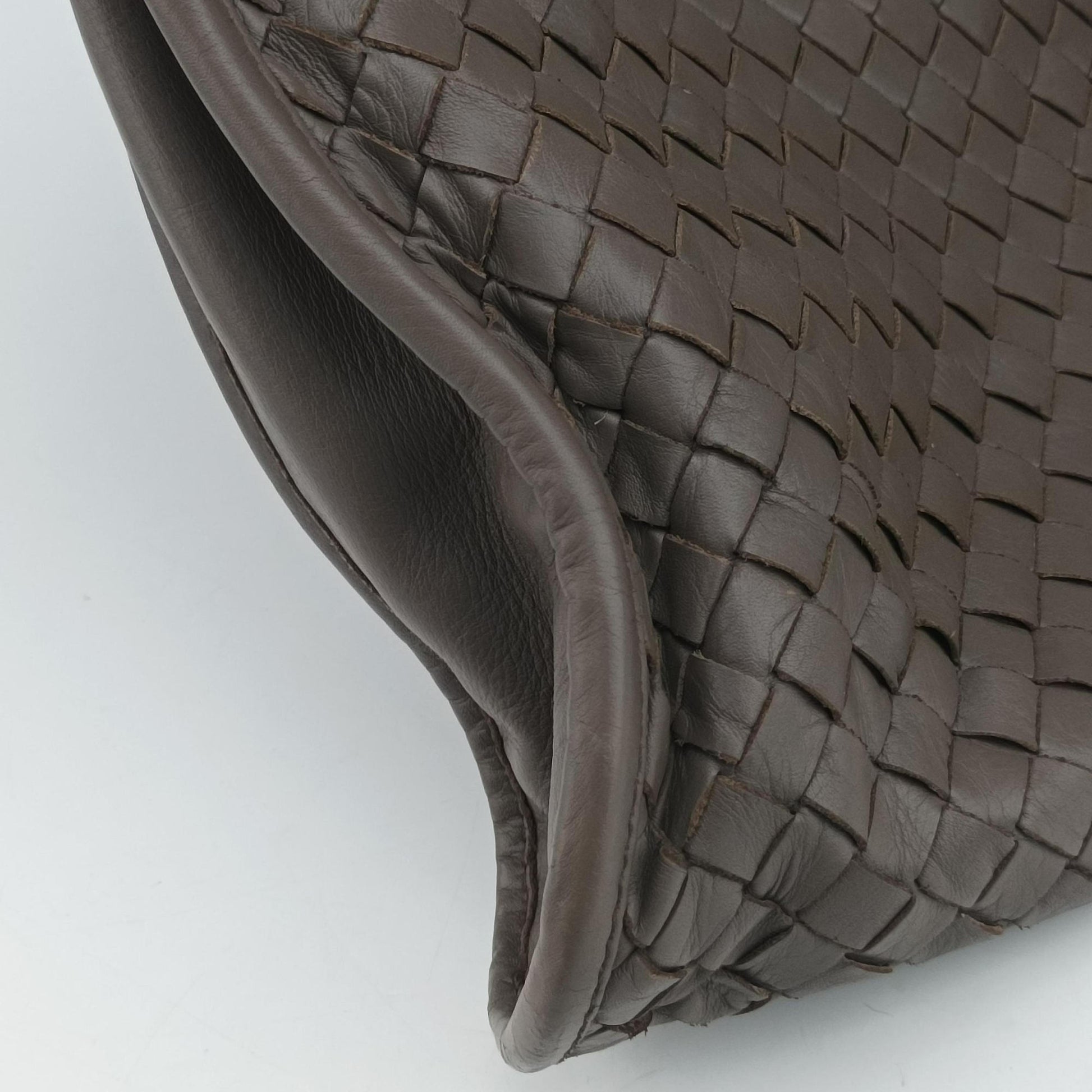 Intrecciato Brown lambskin B00836935Hイントレチャート ブラウン ラムスキン B00836935H