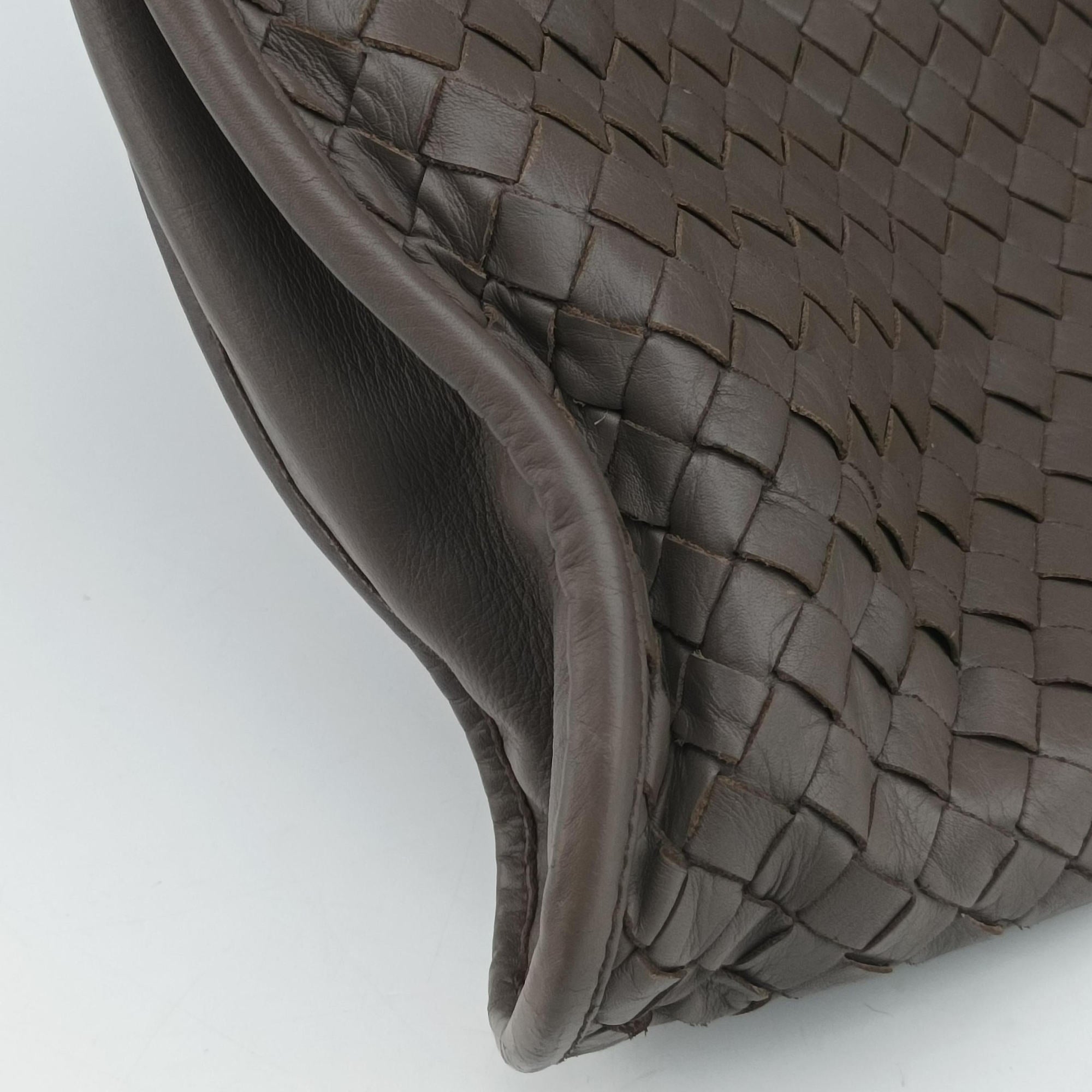 Intrecciato Brown lambskin B00836935Hイントレチャート ブラウン ラムスキン B00836935H