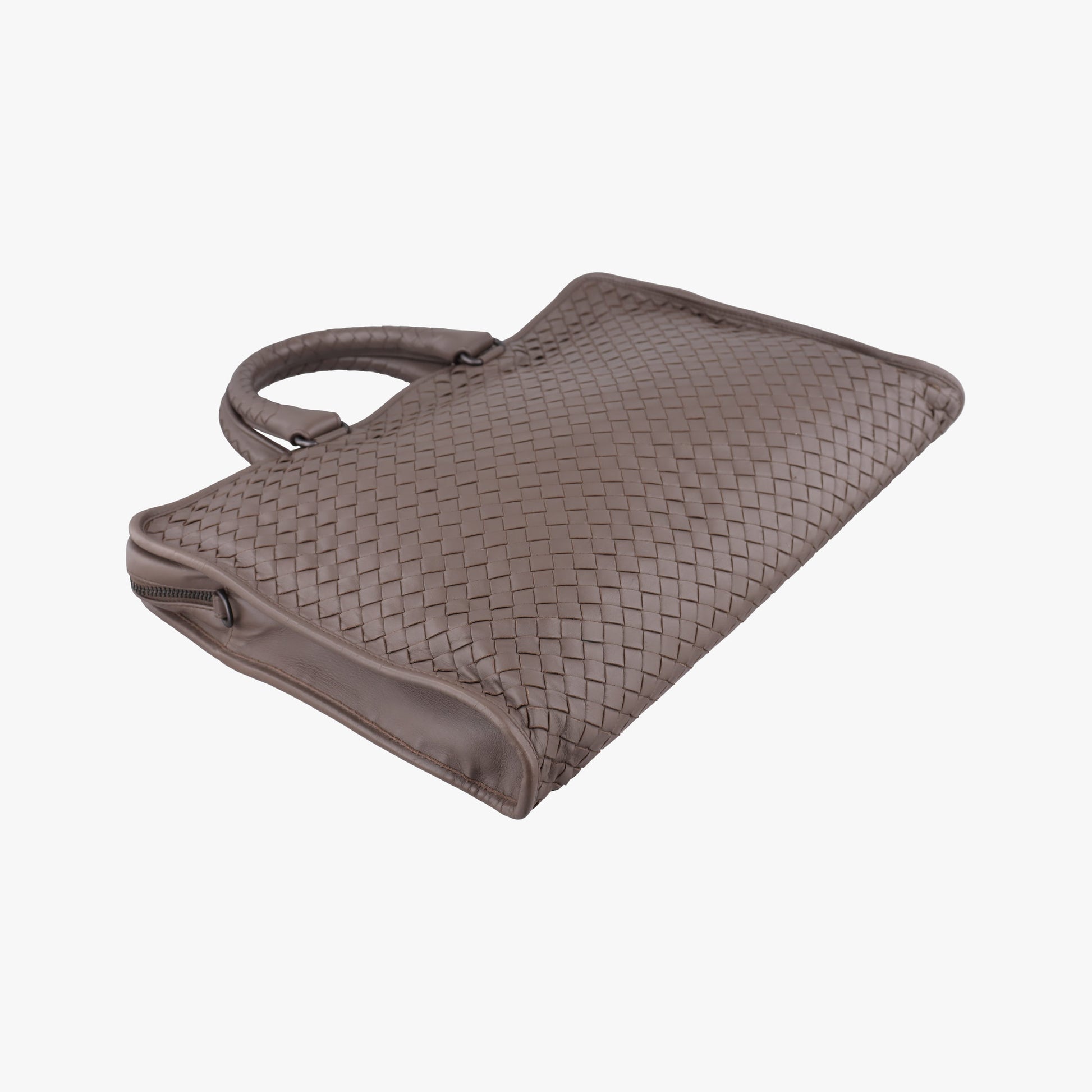 Intrecciato Brown lambskin B00836935Hイントレチャート ブラウン ラムスキン B00836935H
