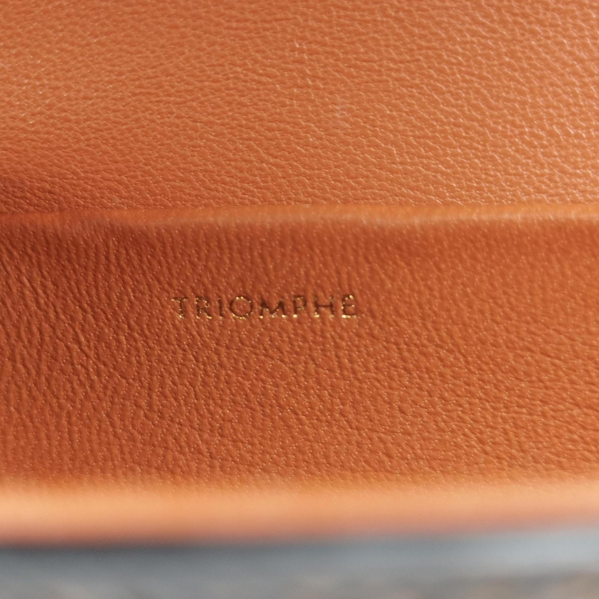 Claude Triomphe Brown PVC coated canvas W-CU-2241クロード トリオンフ ブラウン PVCコーティングキャンバス W-CU-2241
