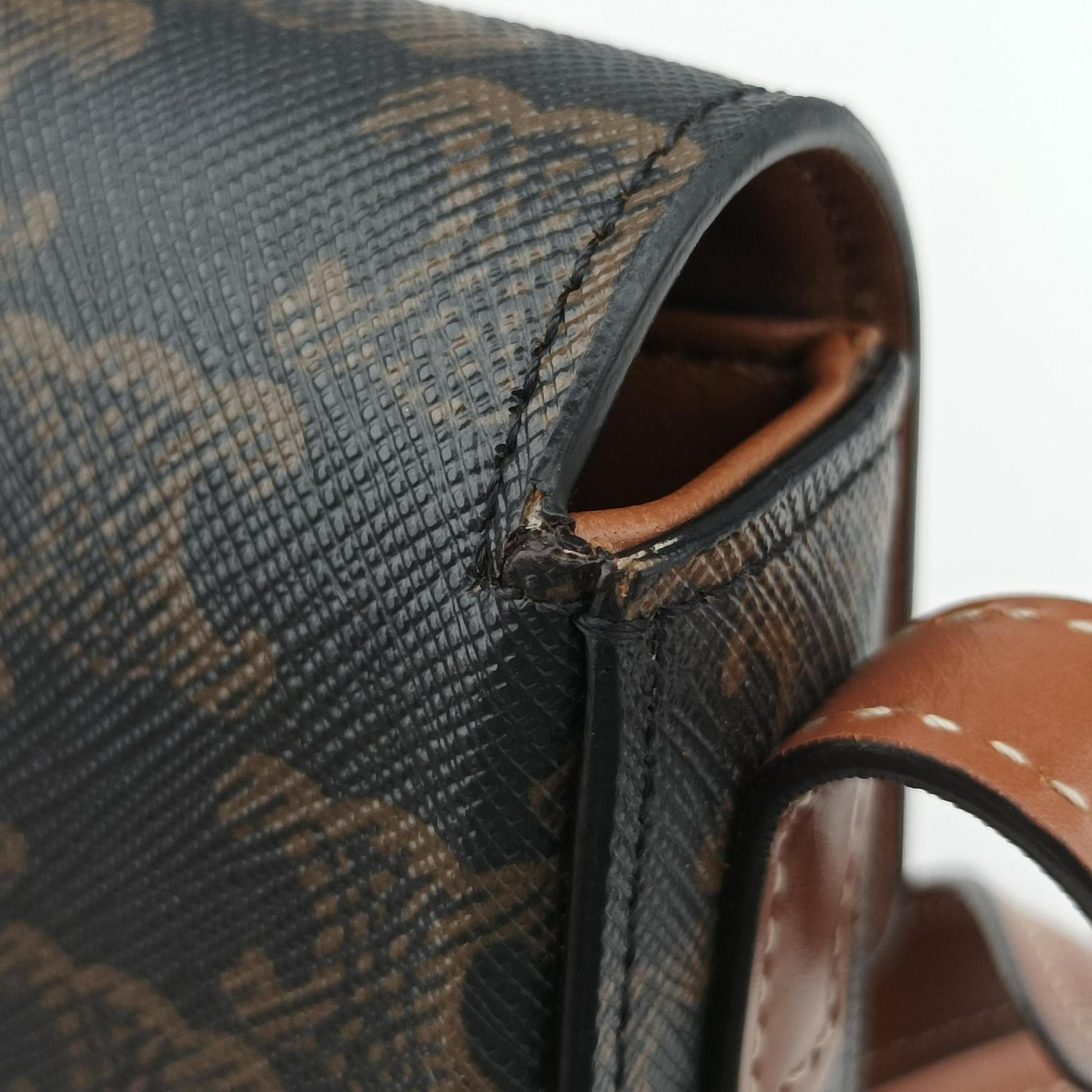 Claude Triomphe Brown PVC coated canvas W-CU-2241クロード トリオンフ ブラウン PVCコーティングキャンバス W-CU-2241