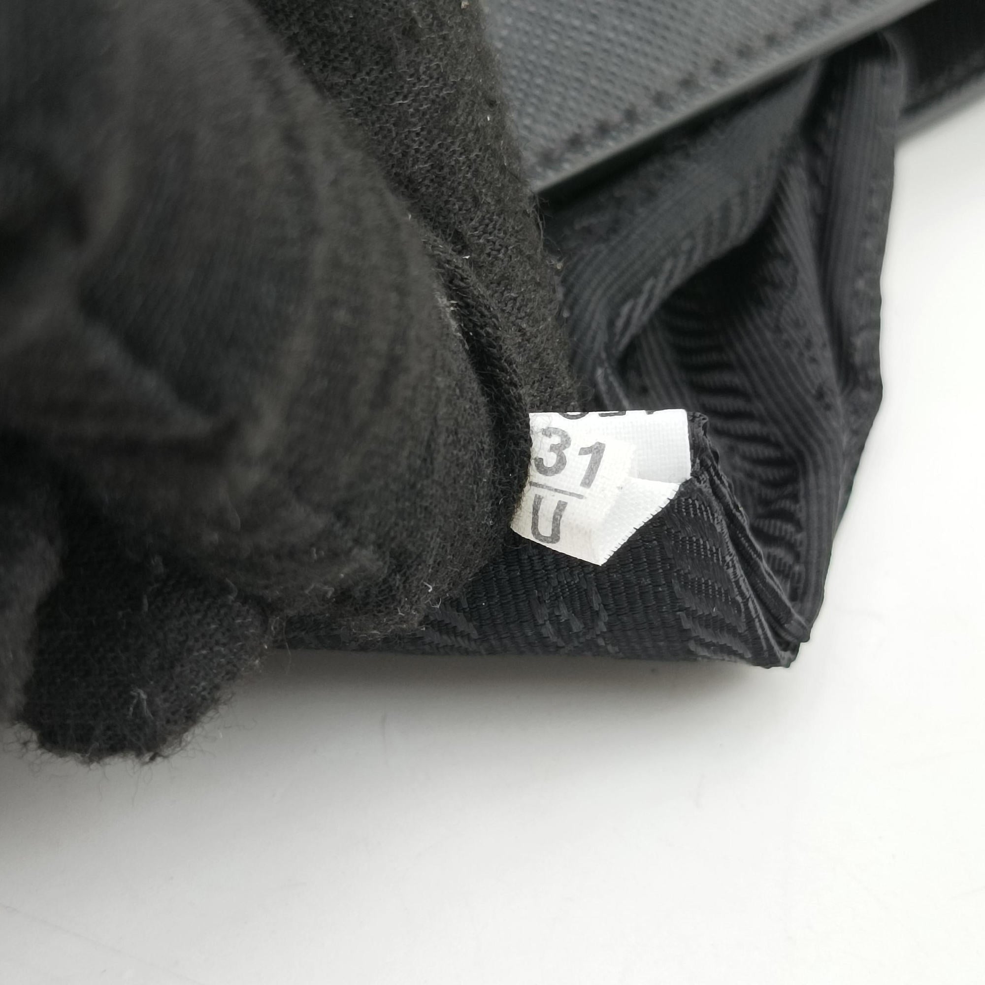 Galleria Black SAFFIANO Leather 1BA274 158 31/Uガレリア ブラック サフィアーノレザー 1BA274 158 31/U