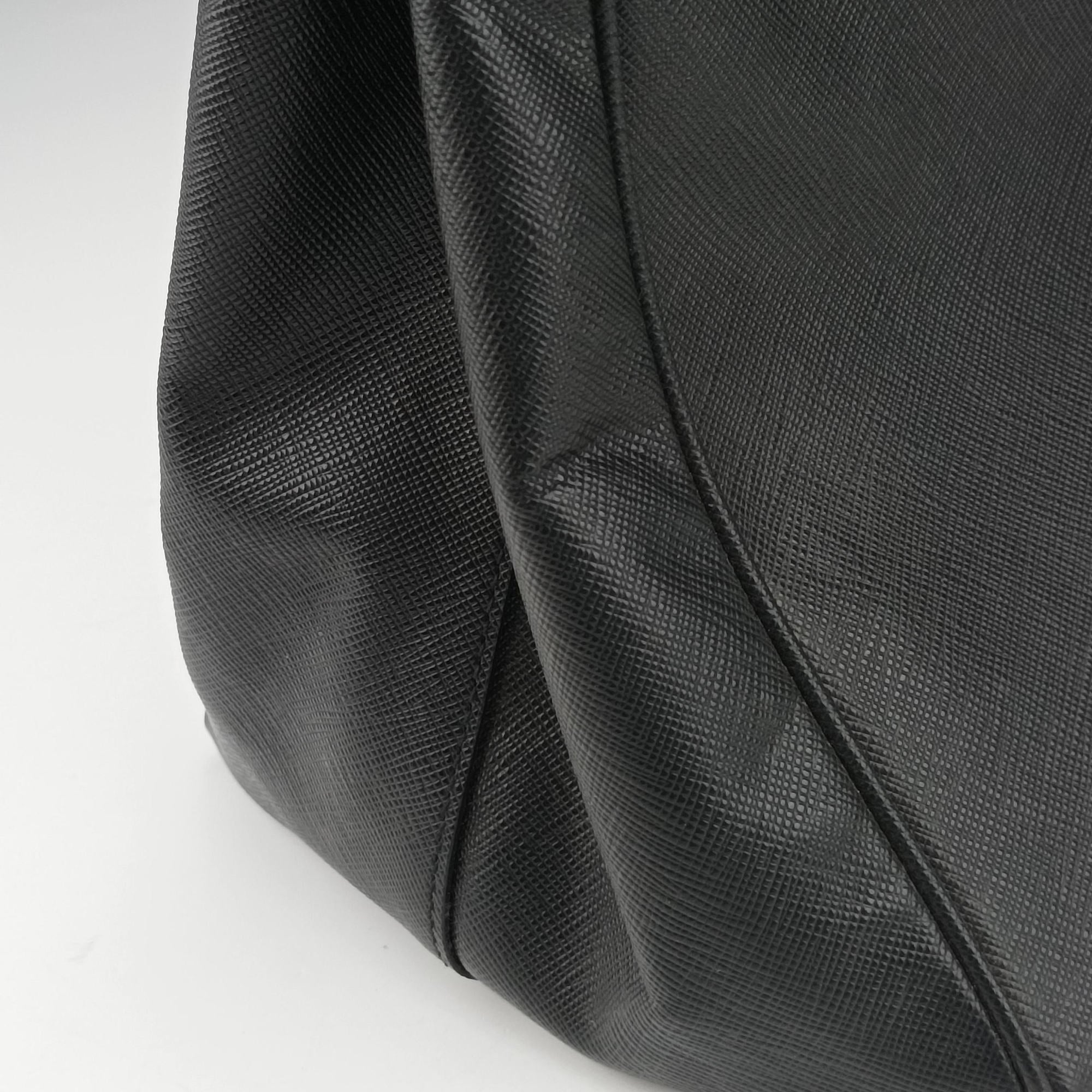 Galleria Black SAFFIANO Leather 1BA274 158 31/Uガレリア ブラック サフィアーノレザー 1BA274 158 31/U