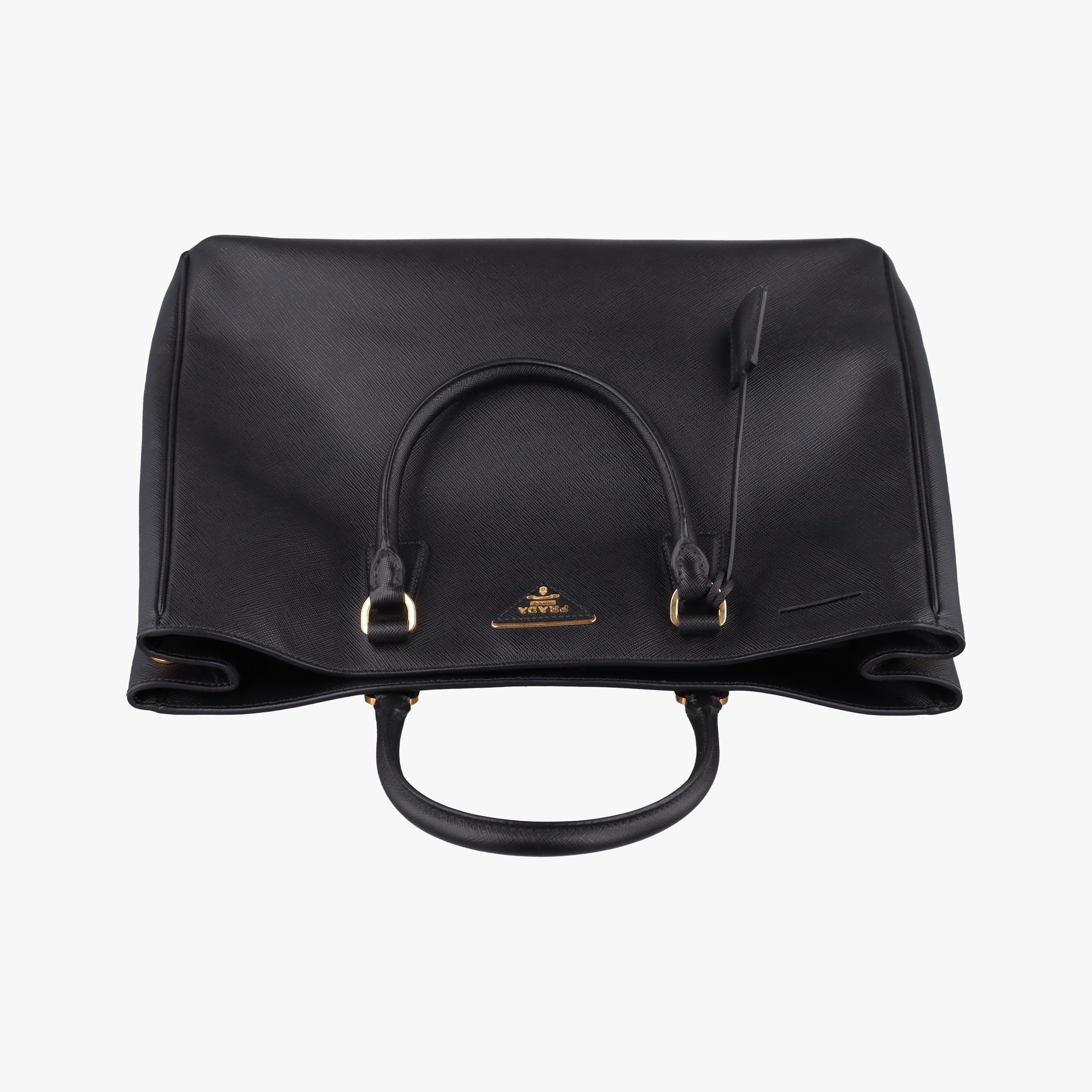 Galleria Black SAFFIANO Leather 1BA274 158 31/Uガレリア ブラック サフィアーノレザー 1BA274 158 31/U