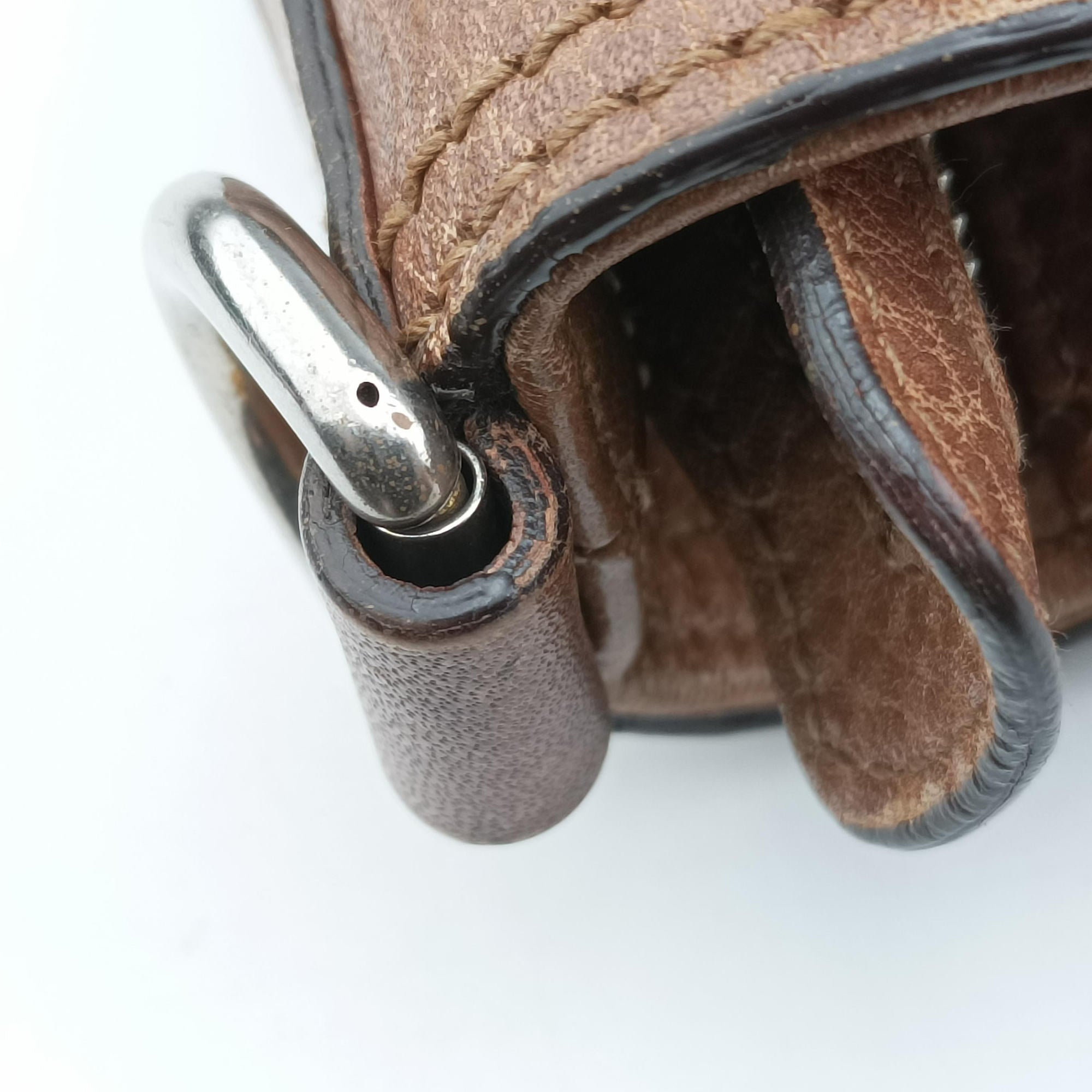 Miss GG Top Handle Camel Leather 323675 I014419492ミスGG トップハンドル キャメル レザー 323675 I014419492