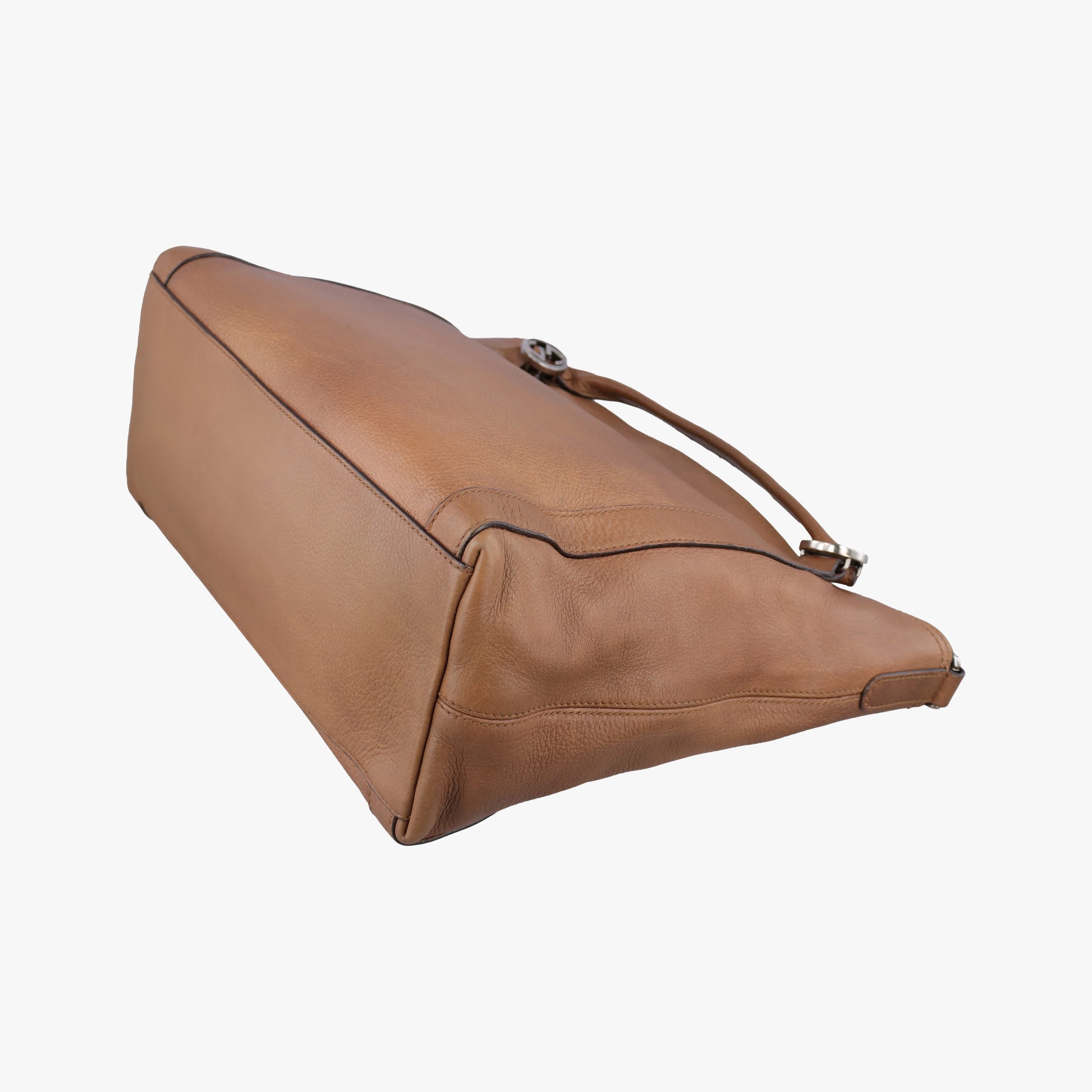 Miss GG Top Handle Camel Leather 323675 I014419492ミスGG トップハンドル キャメル レザー 323675 I014419492