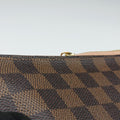 Pochette Double Zip EBENE×Rose Ballerine Damier Canvas N60254 MI4129ポシェット ドゥーブルジップ エベーヌ×ローズバレリーヌ ダミエキャンバス N60254 MI4129