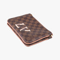 Pochette Double Zip EBENE×Rose Ballerine Damier Canvas N60254 MI4129ポシェット ドゥーブルジップ エベーヌ×ローズバレリーヌ ダミエキャンバス N60254 MI4129