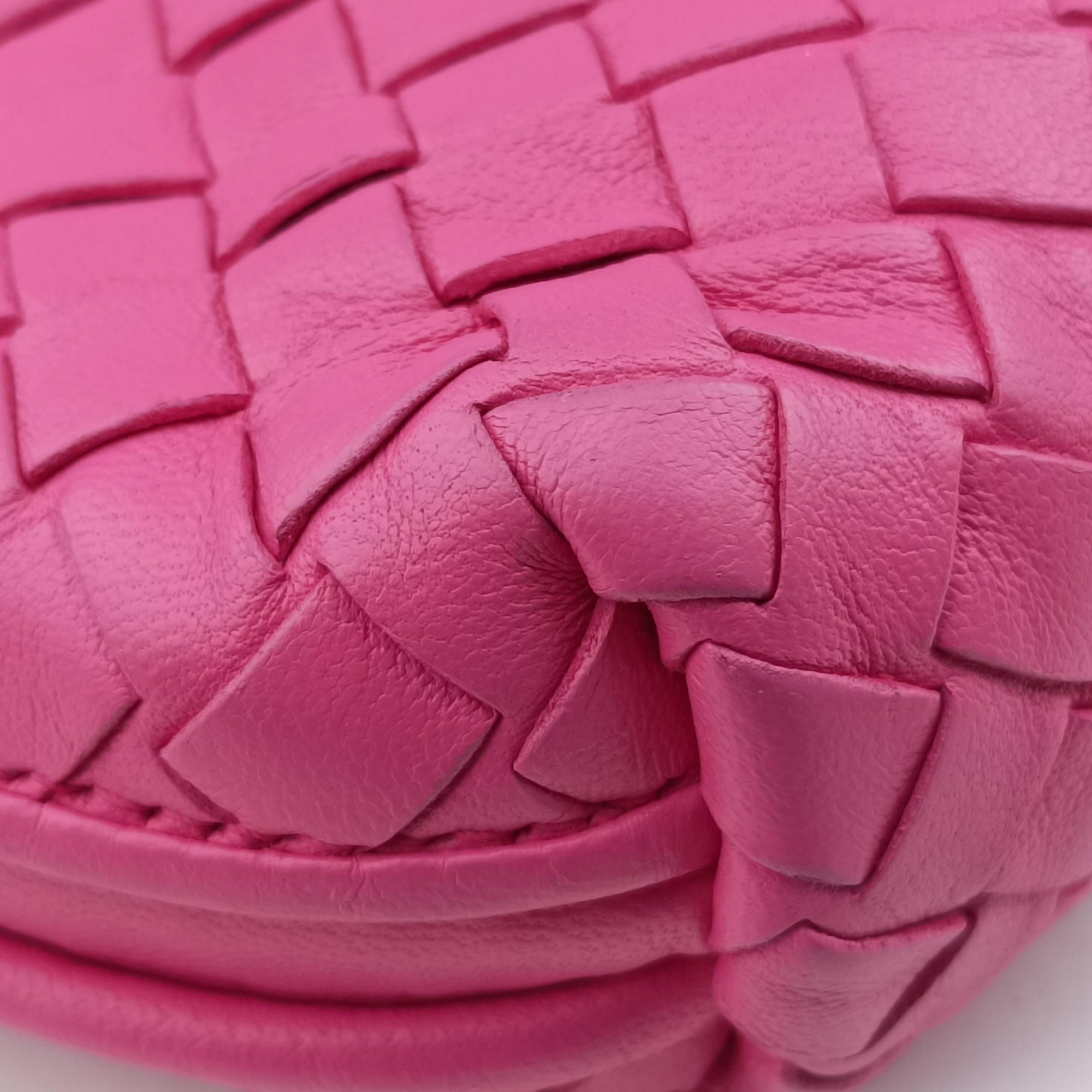 NODINI Intrecciato Rose lambskin B03158293Yノディーニ イントレチャート ローズ レッド ラムスキン B03158293Y