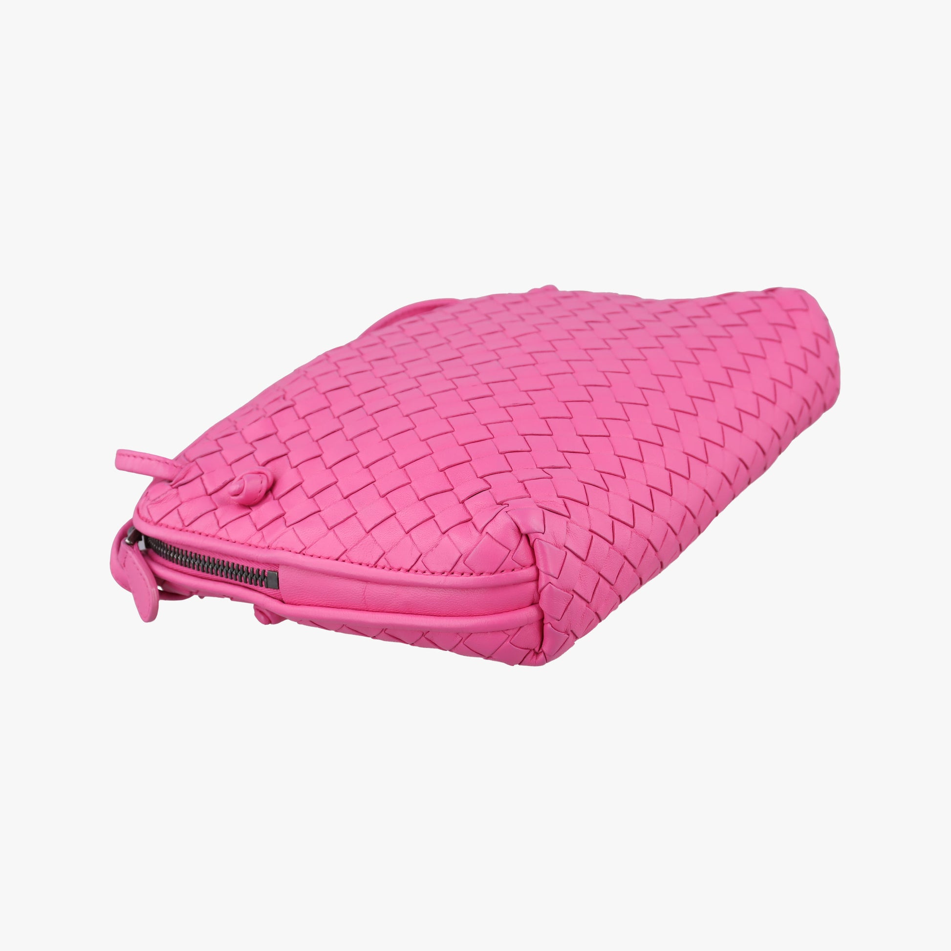 NODINI Intrecciato Rose lambskin B03158293Yノディーニ イントレチャート ローズ レッド ラムスキン B03158293Y