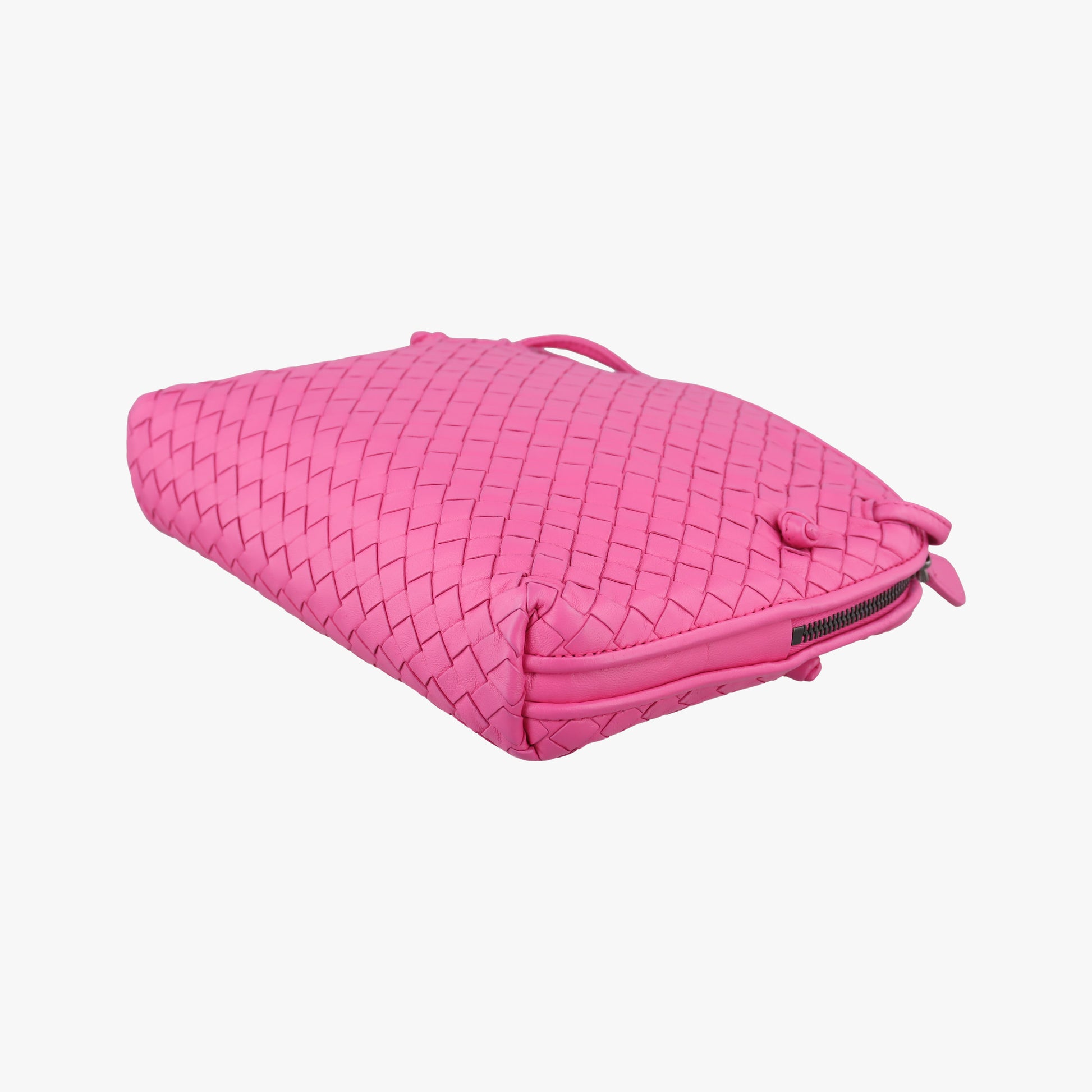 NODINI Intrecciato Rose lambskin B03158293Yノディーニ イントレチャート ローズ レッド ラムスキン B03158293Y