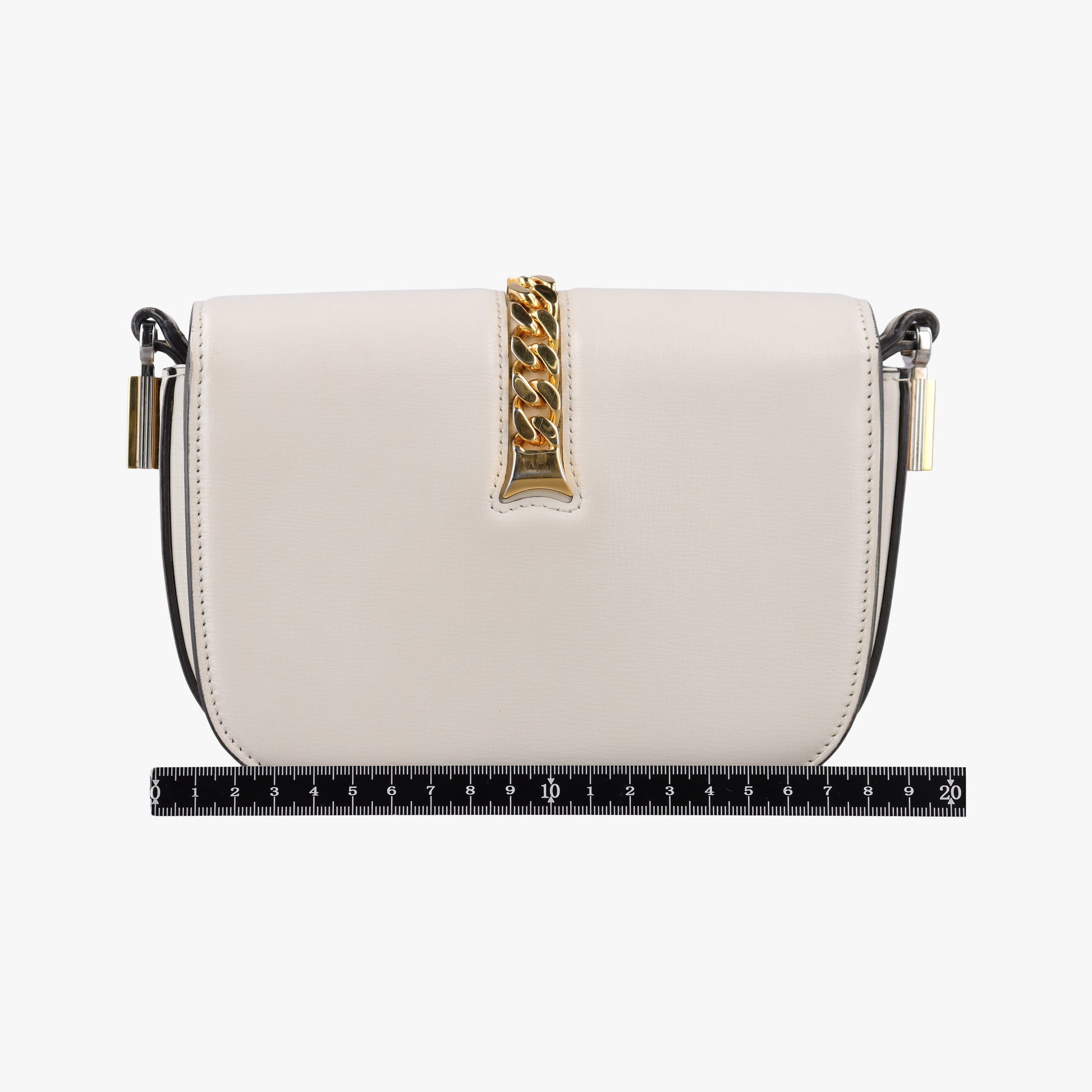 Sylvie 1969 Mini White Leather 615965 G033321980シルヴィ 1969 ホワイト レザー 615965 G033321980