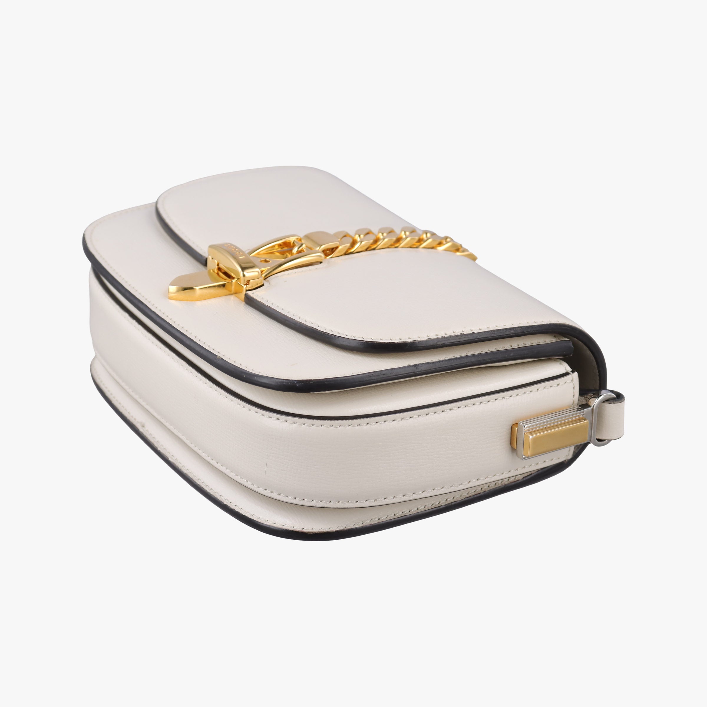 Sylvie 1969 Mini White Leather 615965 G033321980シルヴィ 1969 ホワイト レザー 615965 G033321980