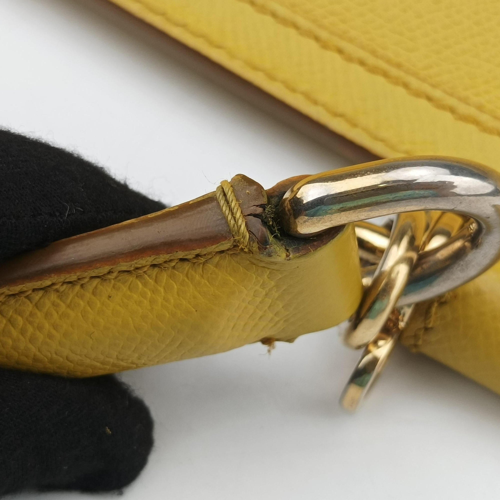 Sicily Yellow Leather シシリー イエロー レザー 