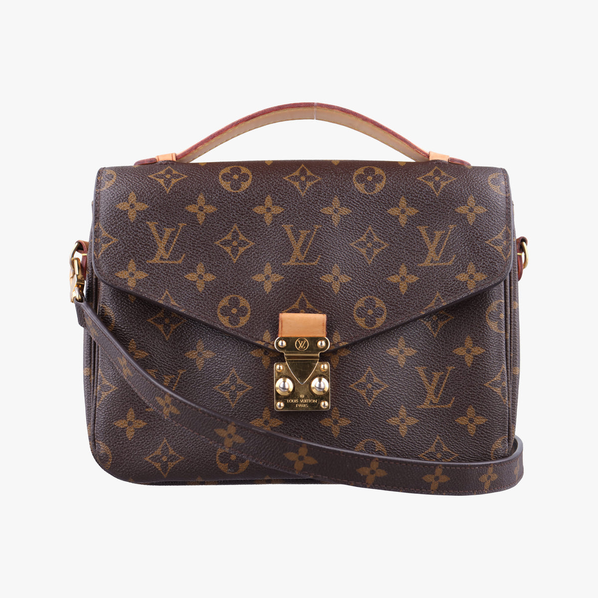 Pre-owned Louis Vuitton Pochette Metis MM Brown Monogram Canvas M44875 shoulderbag | stylenewstar