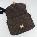 Pre-owned Louis Vuitton Pochette Metis MM Brown Monogram Canvas M44875 shoulderbag | stylenewstar