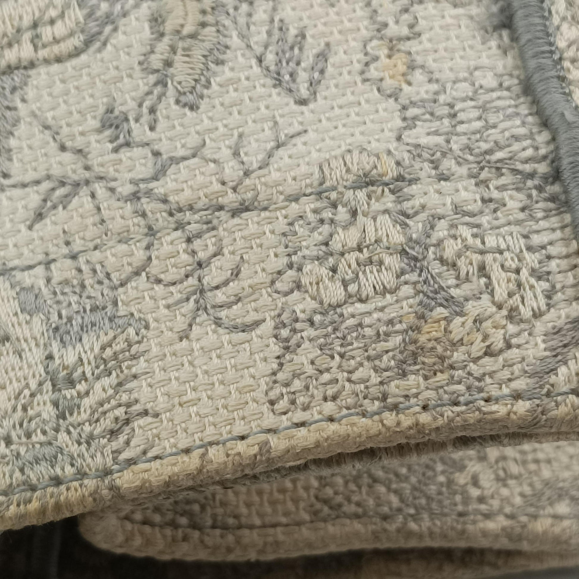 Toile de Jouy Grey canvas 50-MA-1212  IC Chipトワルドジュイ グレー キャンバス 50-MA-1212  ICチップ