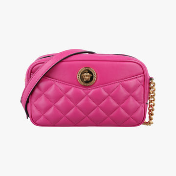 La Medusa Camera Rose Leather ラ メドゥーサ カメラ ローズ レッド レザー 
