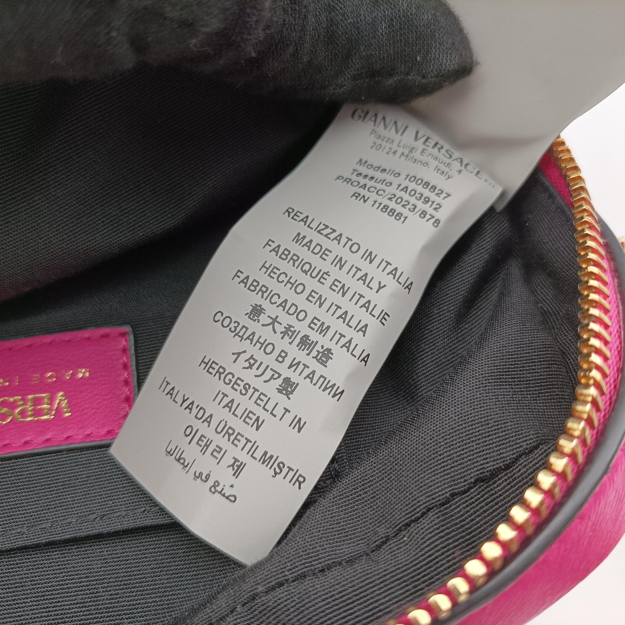 La Medusa Camera Rose Leather ラ メドゥーサ カメラ ローズ レッド レザー 