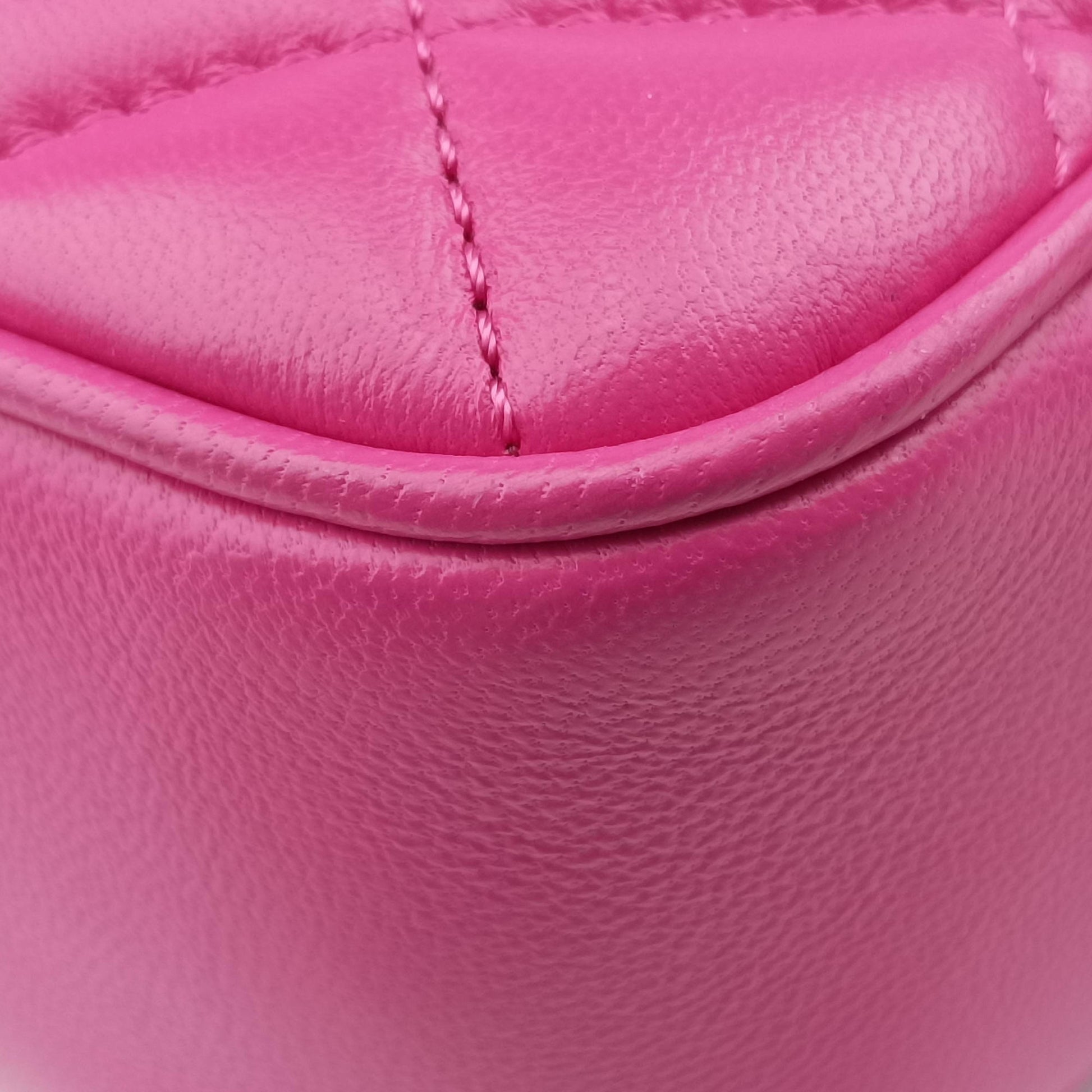 La Medusa Camera Rose Leather ラ メドゥーサ カメラ ローズ レッド レザー 